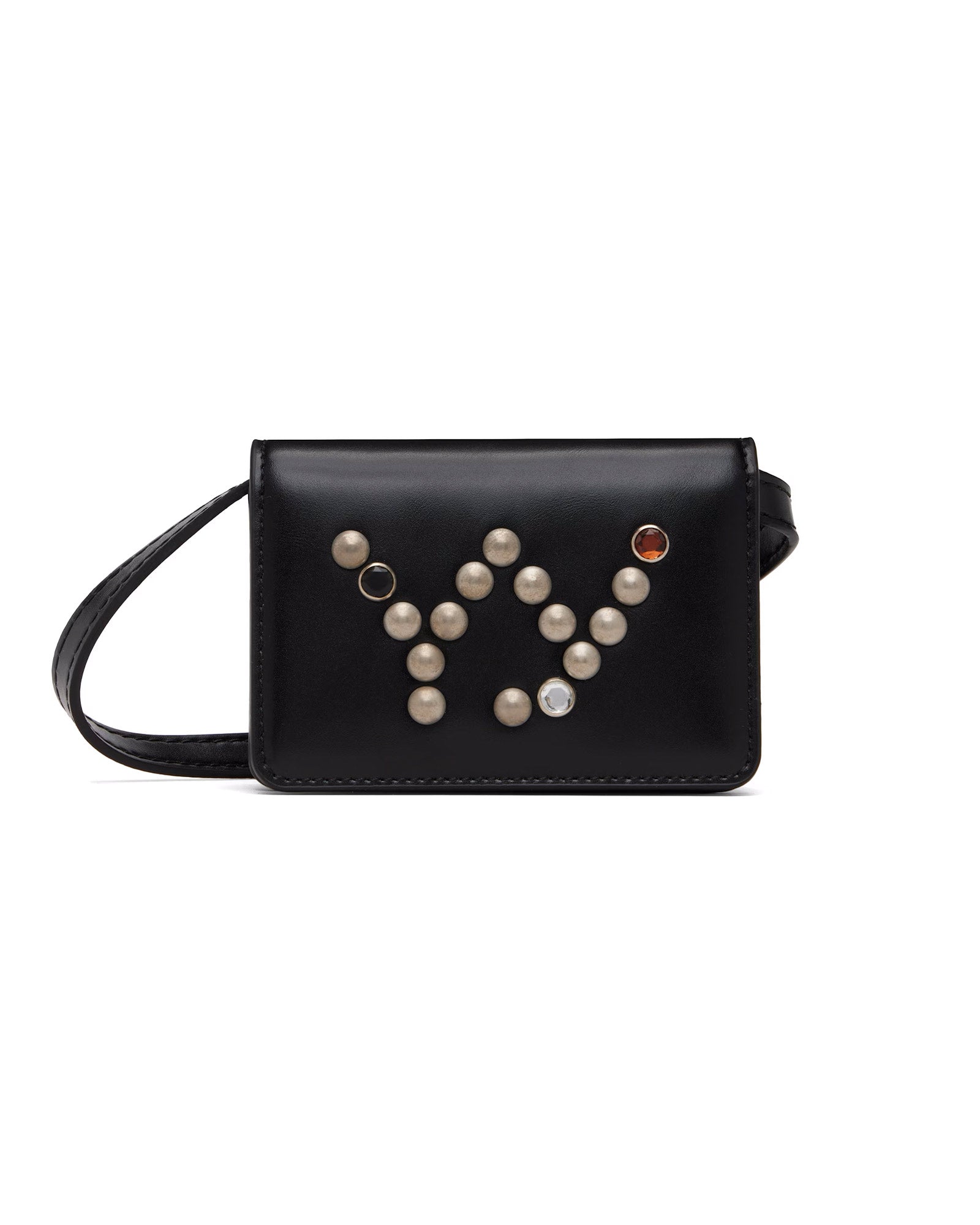 OPEN YY・オープン ワイワイ - 財布/カードケース MICRO STUD WALLET BAG / BLACK