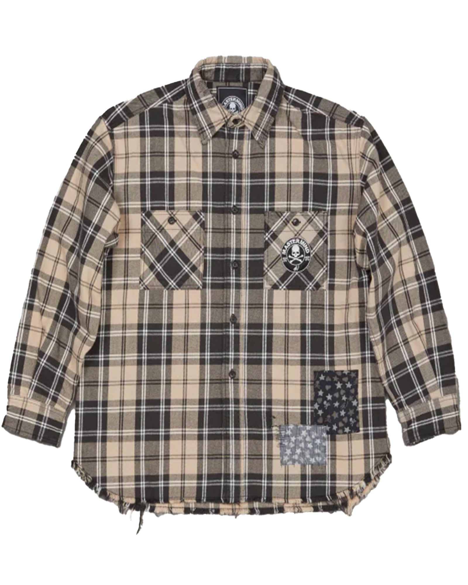 西南JP・S&W 太平绅士 -  MJ SW PLAID FLANNEL SHIRT / BLACK