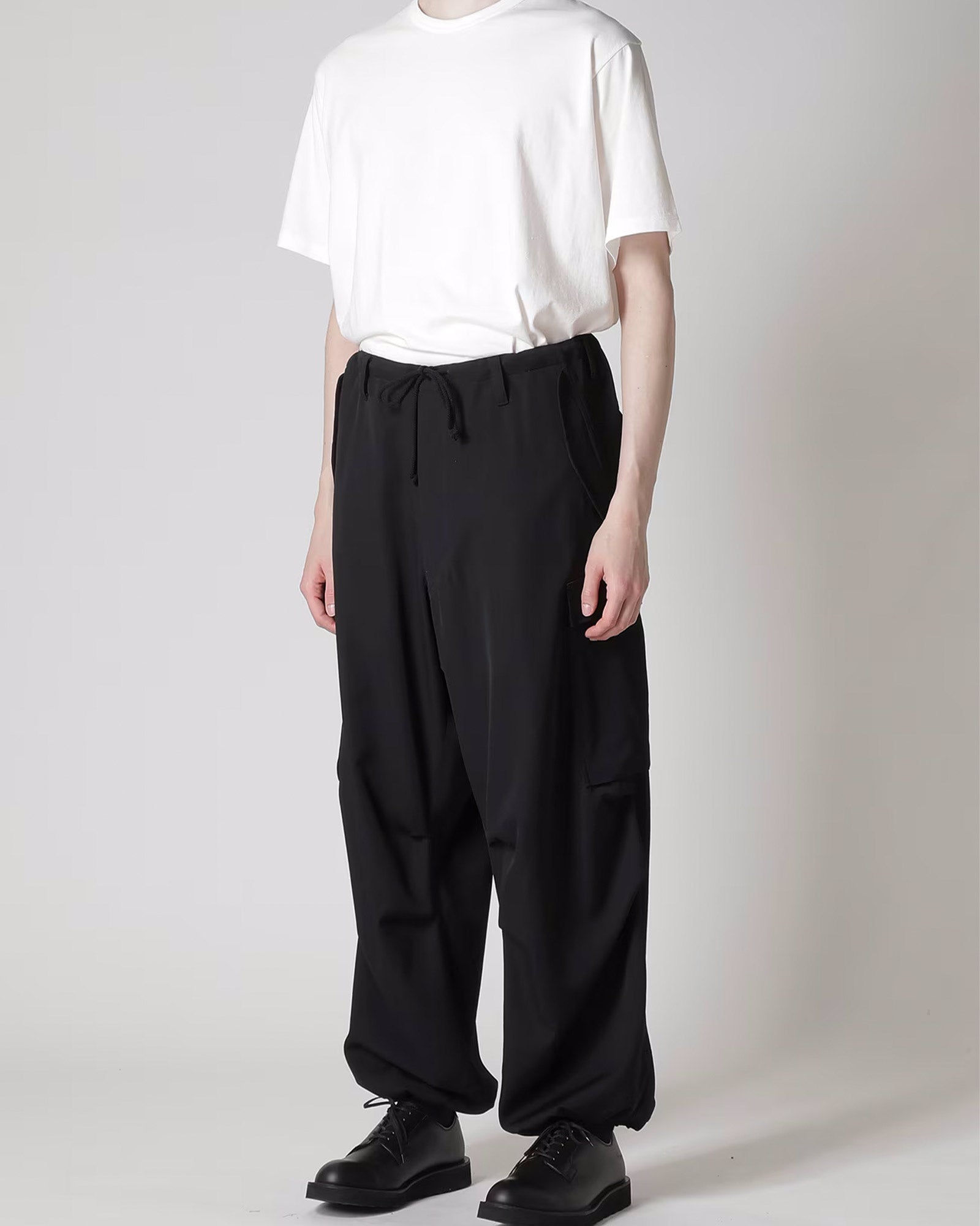 Y's for men・ワイズ フォー メン - その他パンツ WOOL GABARDINE CARGO PANTS / BLACK