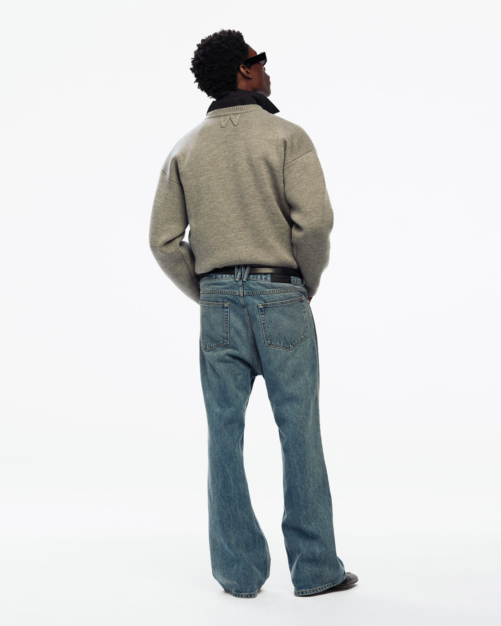 WILLY CHAVARRIA・ウィリー・チャバリア -  FLARED DENIM JEAN / BLUE