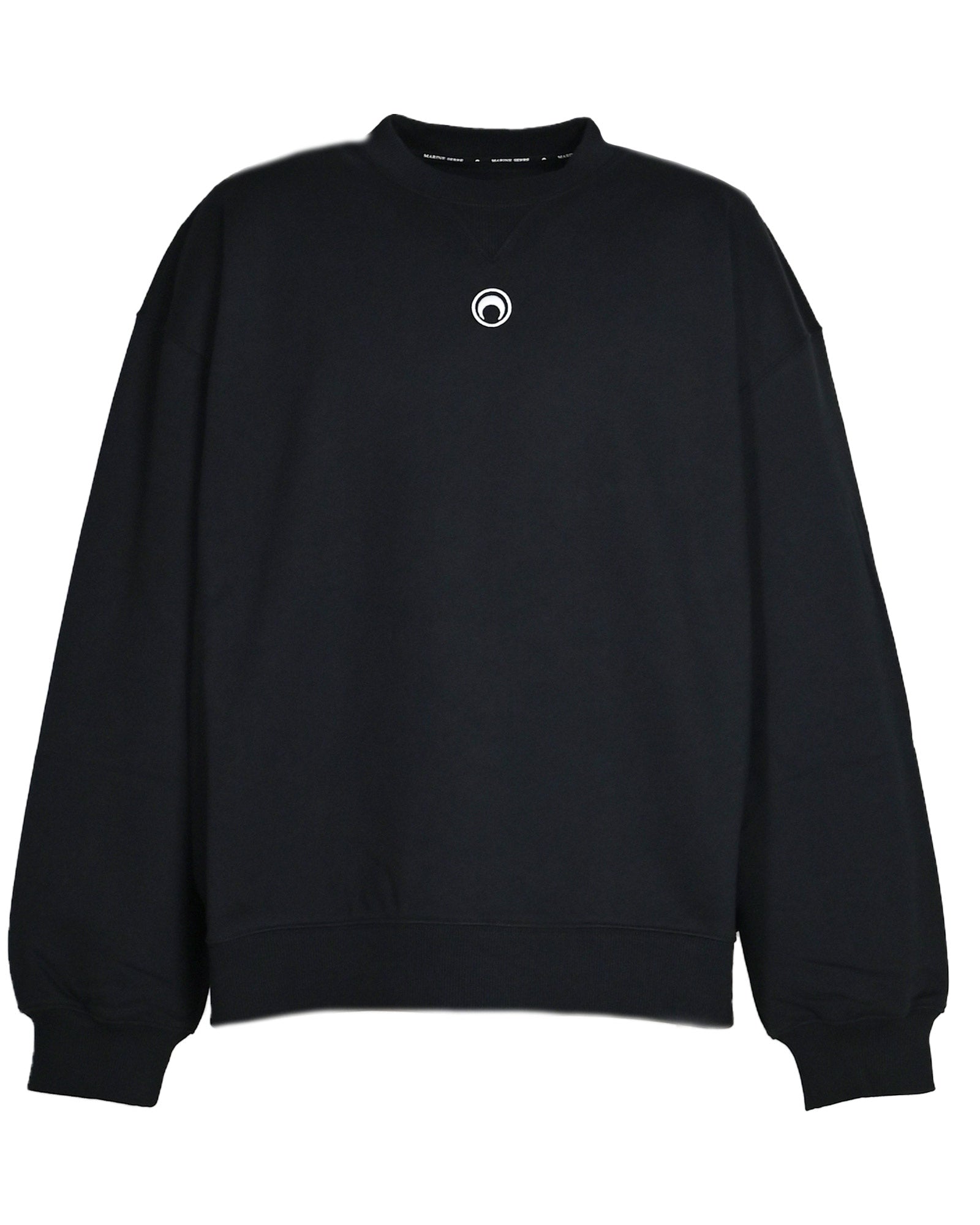 玛丽娜·塞尔・海洋细胞 -  MOON LOGO FLEECE RELAXED SWEATSHIRT / BLACK