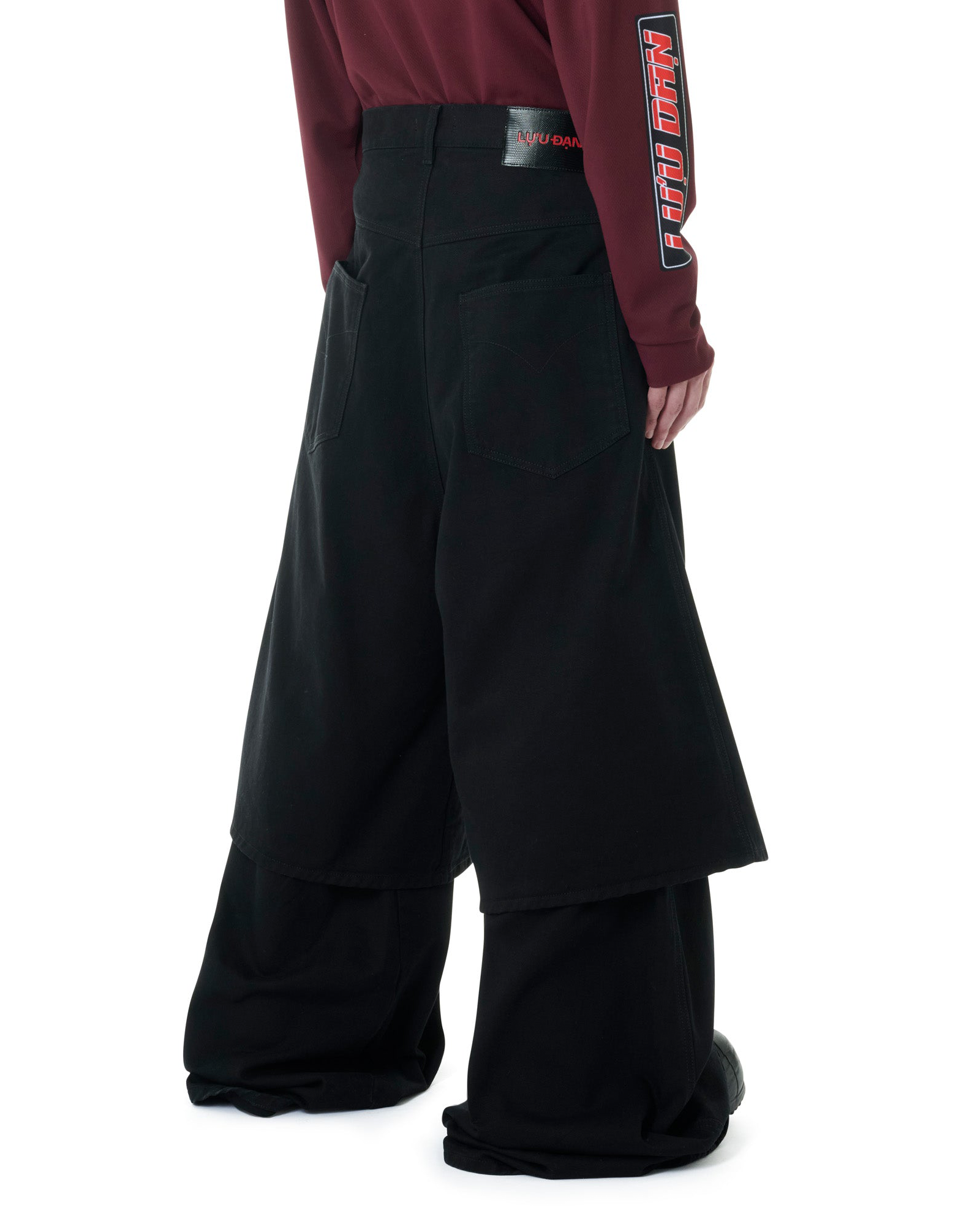 LU'UDAN・ルーダン - その他パンツ DOUBLE-DECK DENIM / BLACK RINSE