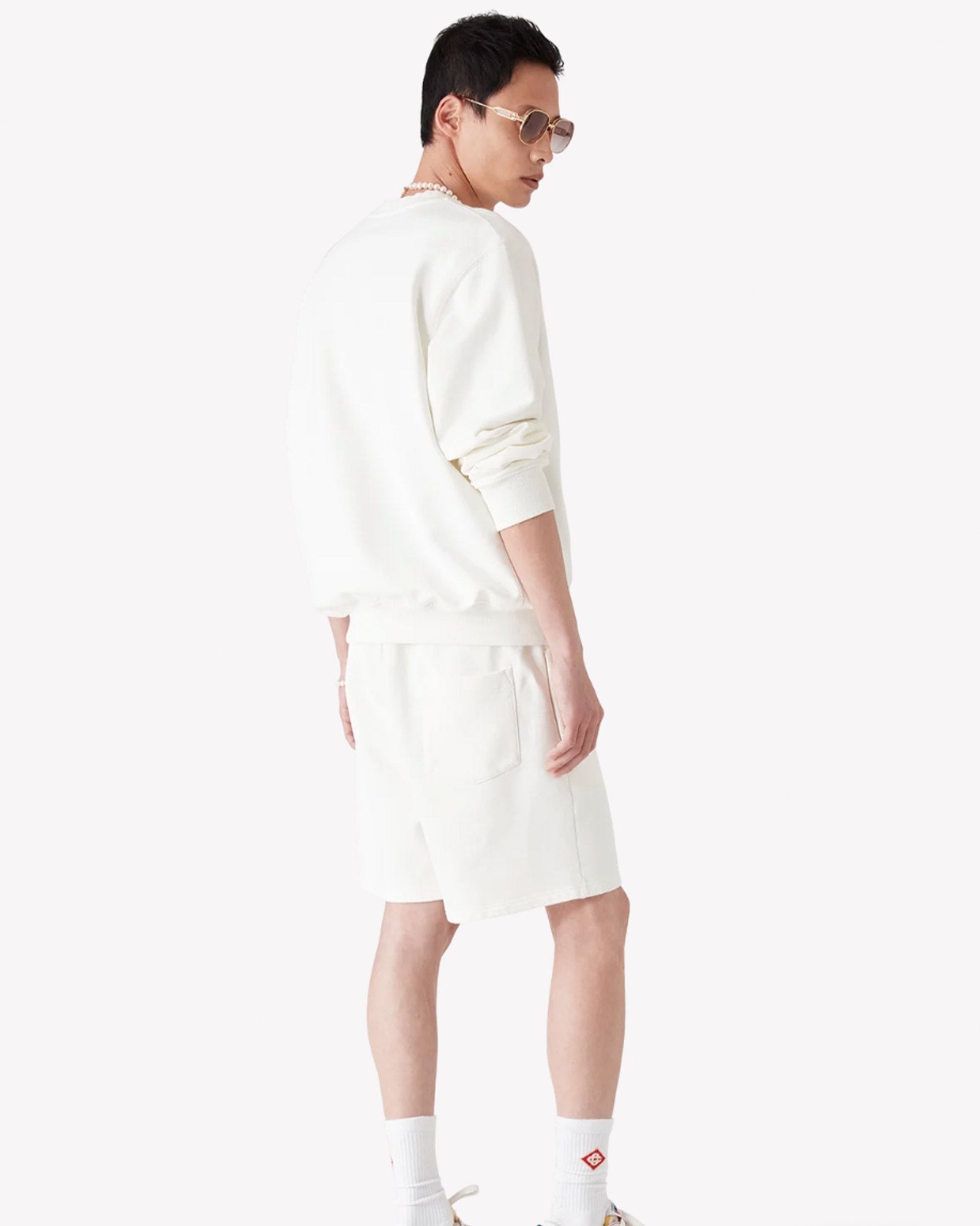 CASABLANCA・カサブランカ - スウェット CASA WAY MOUNTAIN EMBROIDERED SWEATSHIRT / OFF-WHITE
