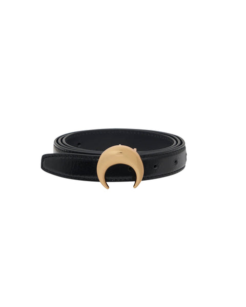 Marine Serre (マリーン・セル) SS26 MS MOON BELT / BLACK/GOLD