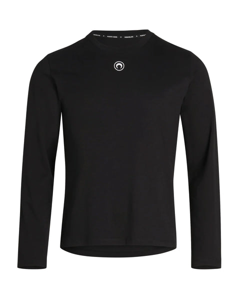 Marine Serre(マリーン・セル) MOON LOGO JERSEY LS T-SHIRT / BLACK