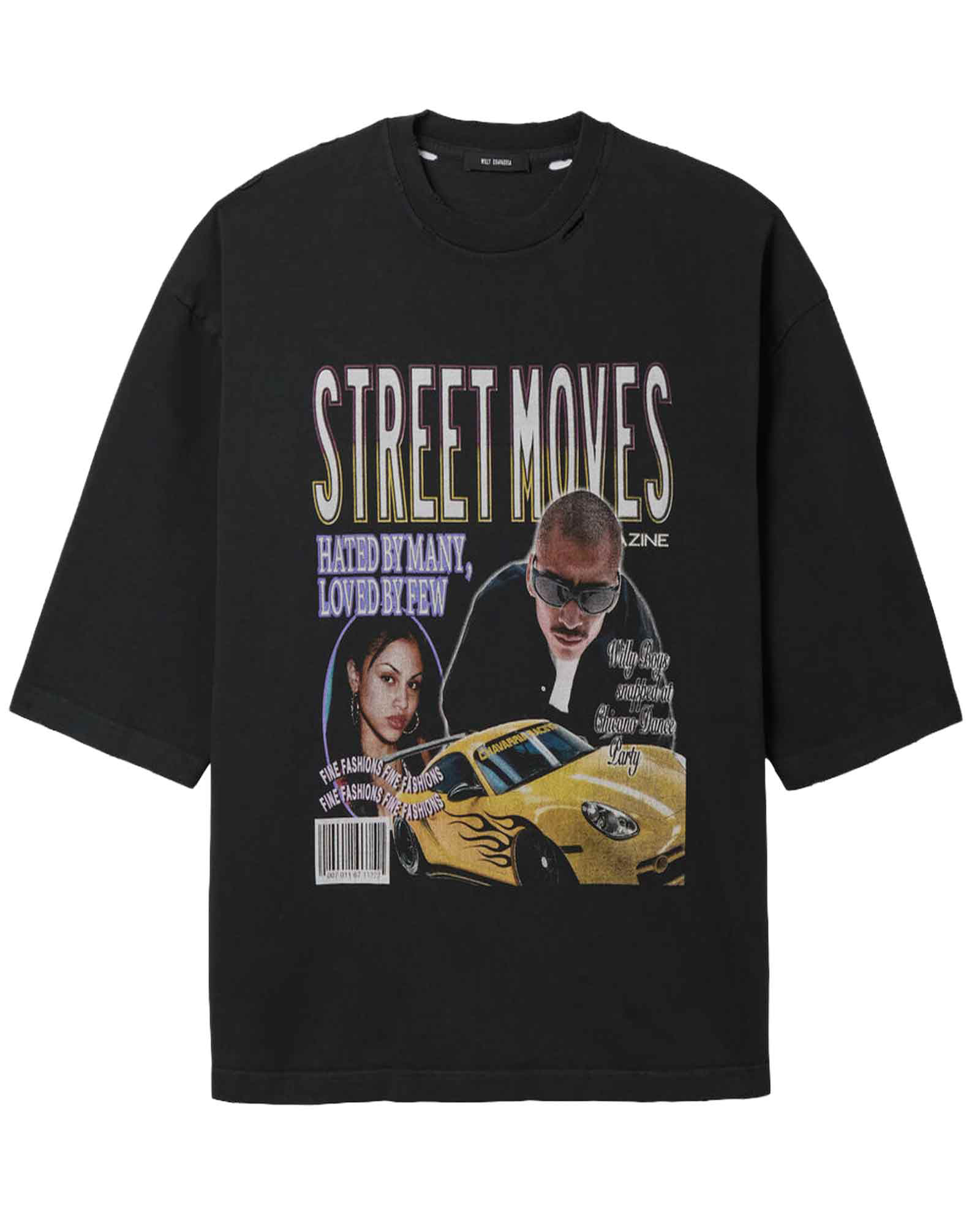 WILLY CHAVARRIA・ウィリー・チャバリア - Tシャツ・カットソー STREET MOVES BUFFALO TEE / BLACK