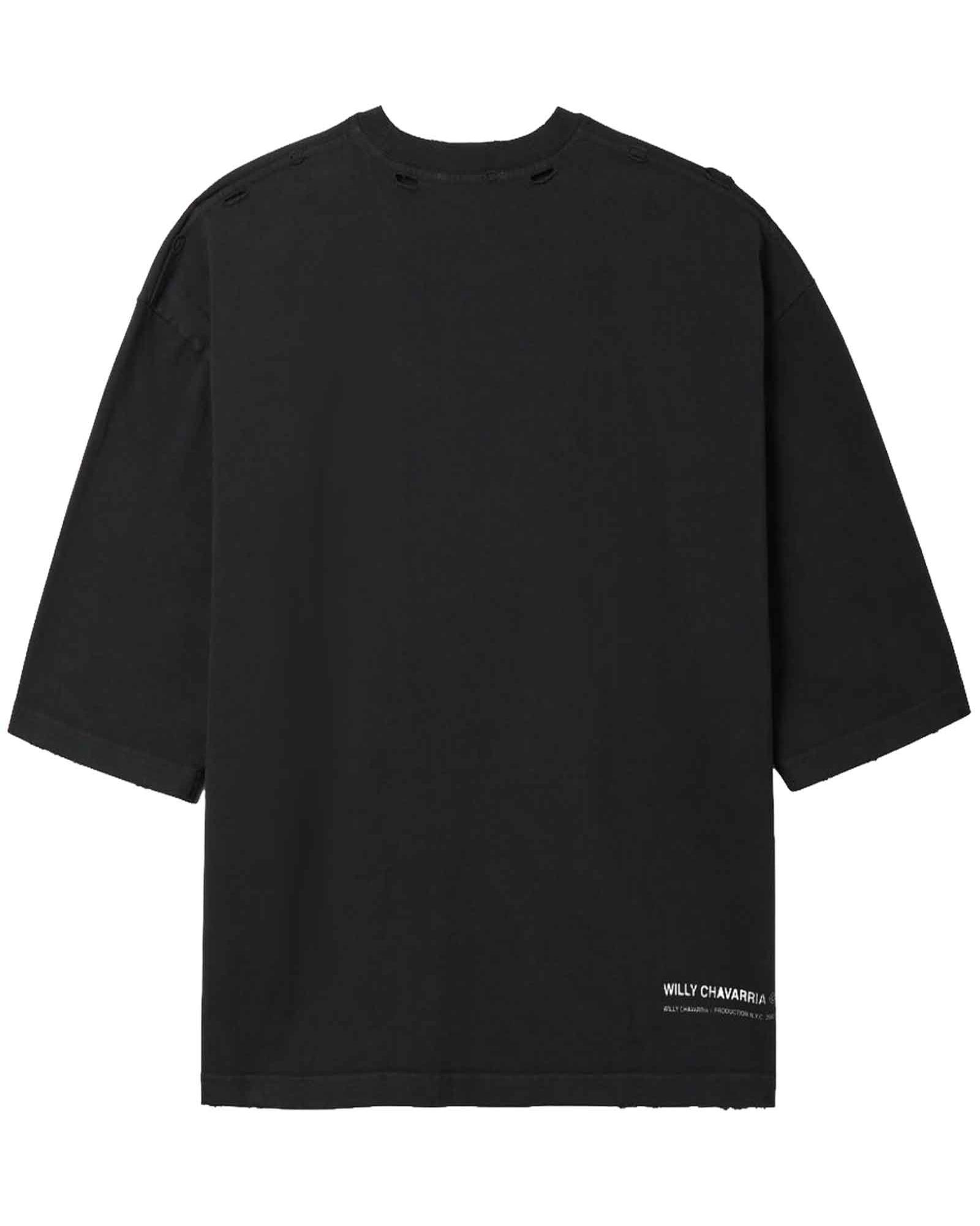 WILLY CHAVARRIA・ウィリー・チャバリア - Tシャツ・カットソー STREET MOVES BUFFALO TEE / BLACK