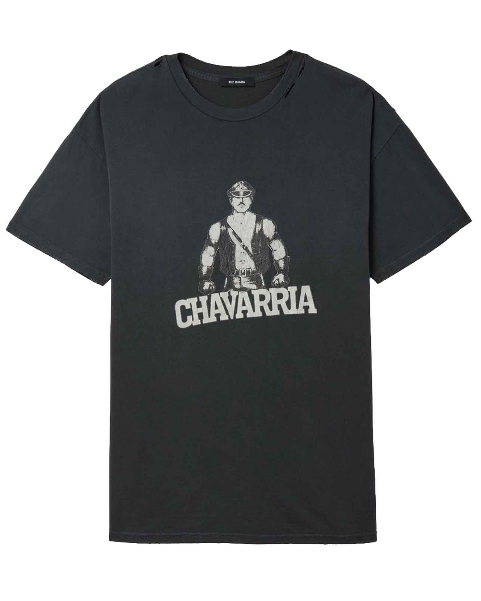 WILLY CHAVARRIA・ウィリー・チャバリア - Tシャツ・カットソー LEATHER DADDY EASY TEE / BLACK