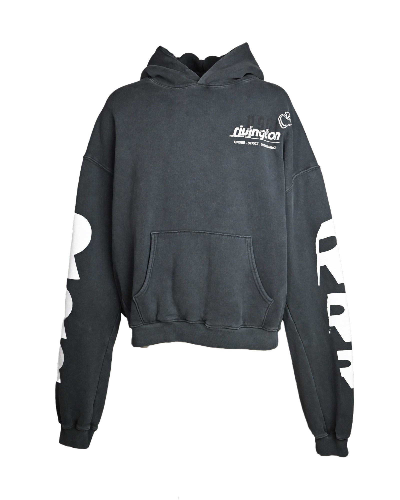 RRR123・リヴィントン ロイ レビス - パーカー・フーディ MEMBERSHIP USO HOODIE / BLACK