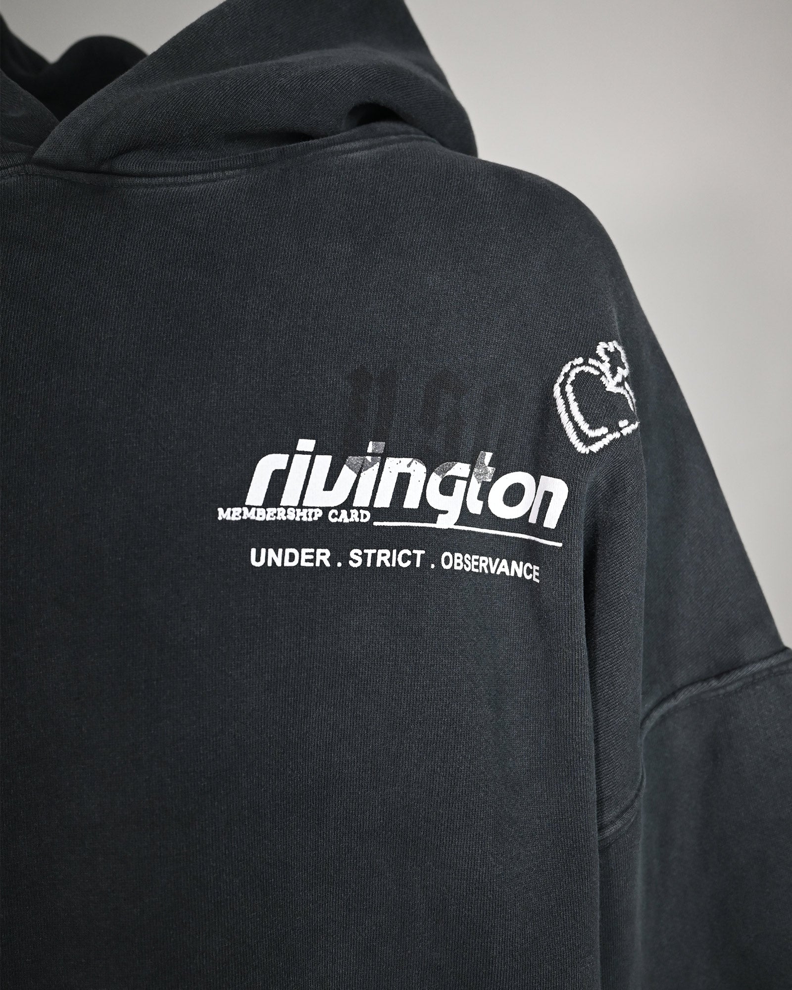 RRR123・里文顿 罗伊 李维斯 -  MEMBERSHIP USO HOODIE / BLACK