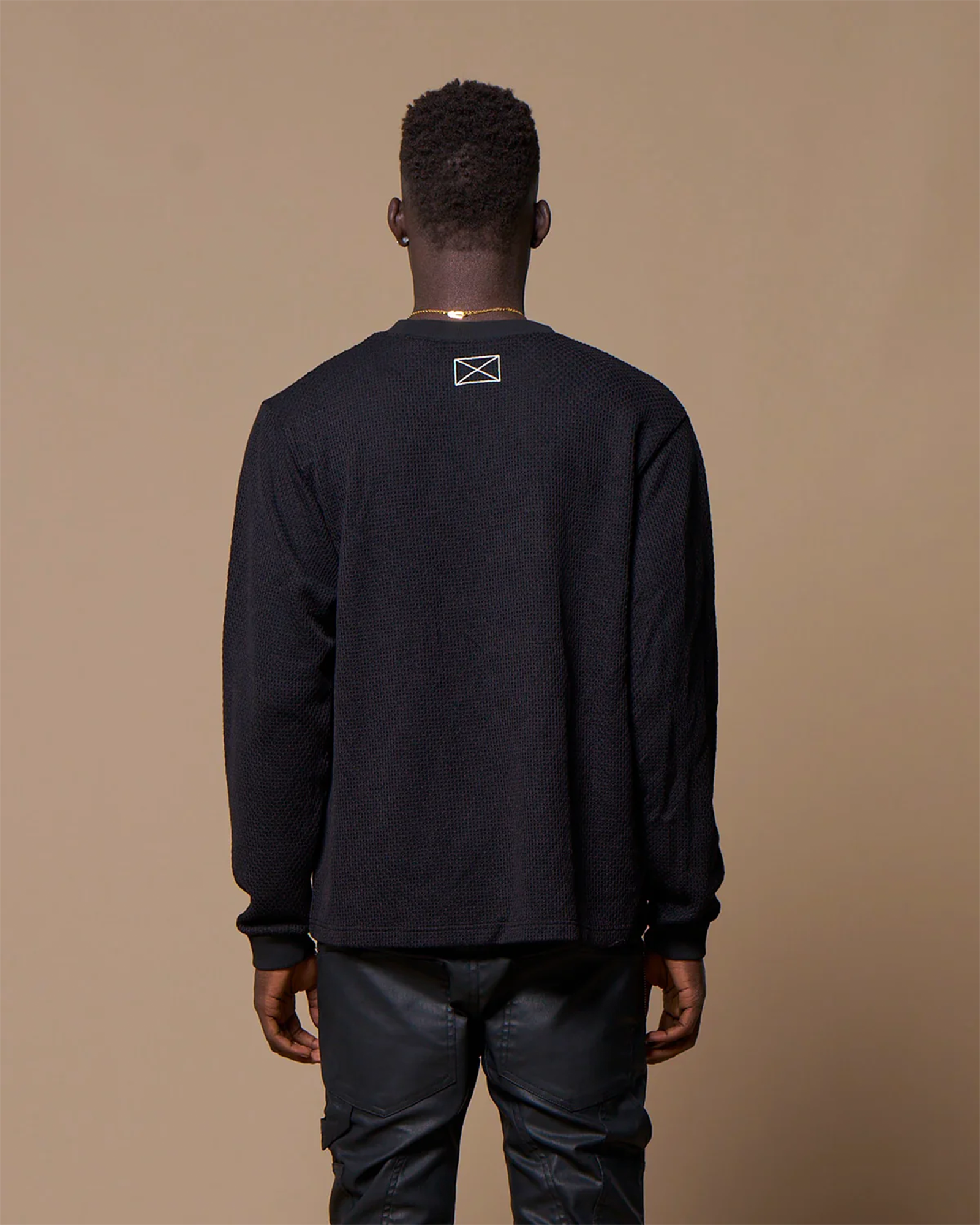 MLVINCE・メルヴィンス -  CLASSIC LOGO BOX LS TEE / BLACK