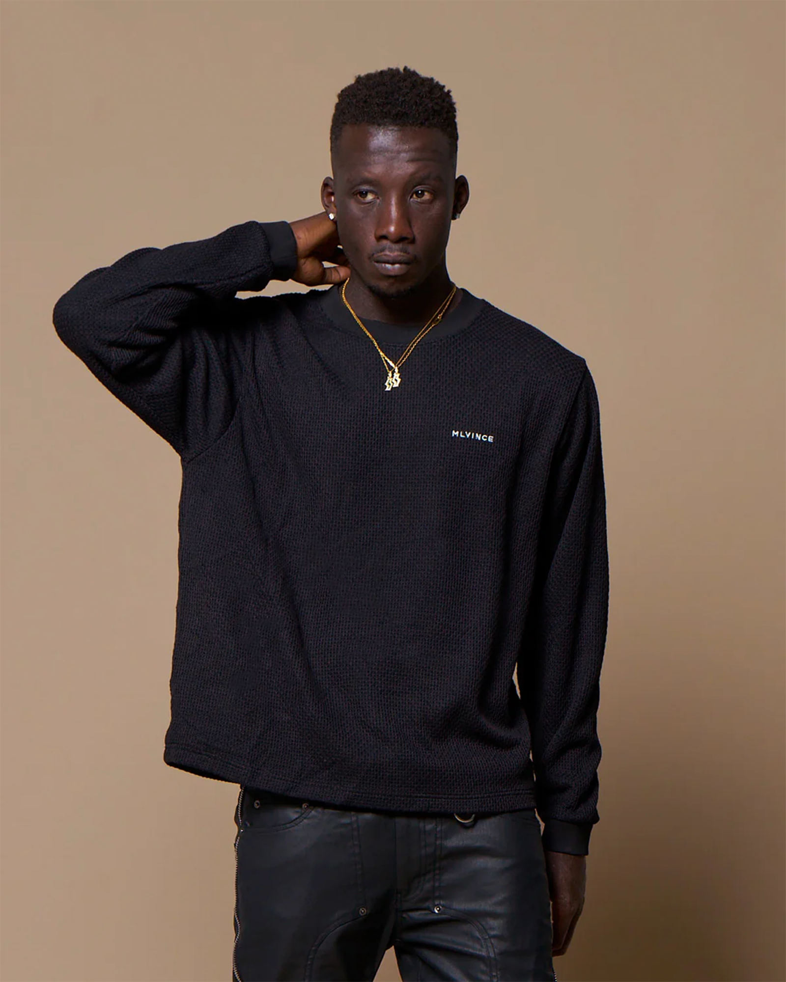 MLVINCE・メルヴィンス -  THERMAL L/S / BLACK