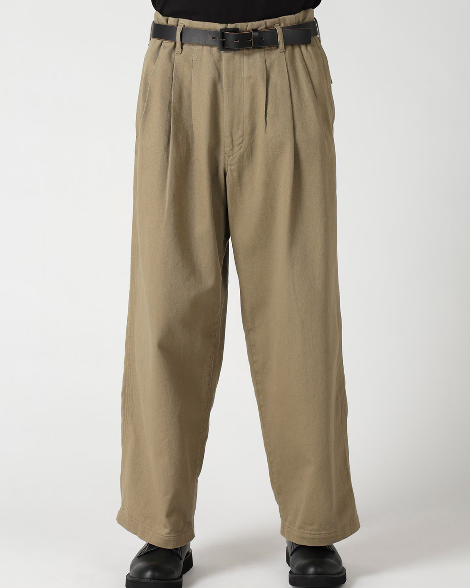 Y's for men・ワイズ フォー メン - その他パンツ SPOTTED KATSURAGI 6 TUCKS PANTS / BEIGE