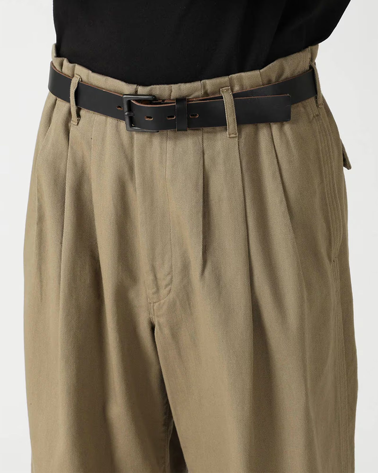 Y's for men・ワイズ フォー メン - その他パンツ SPOTTED KATSURAGI 6 TUCKS PANTS / BEIGE
