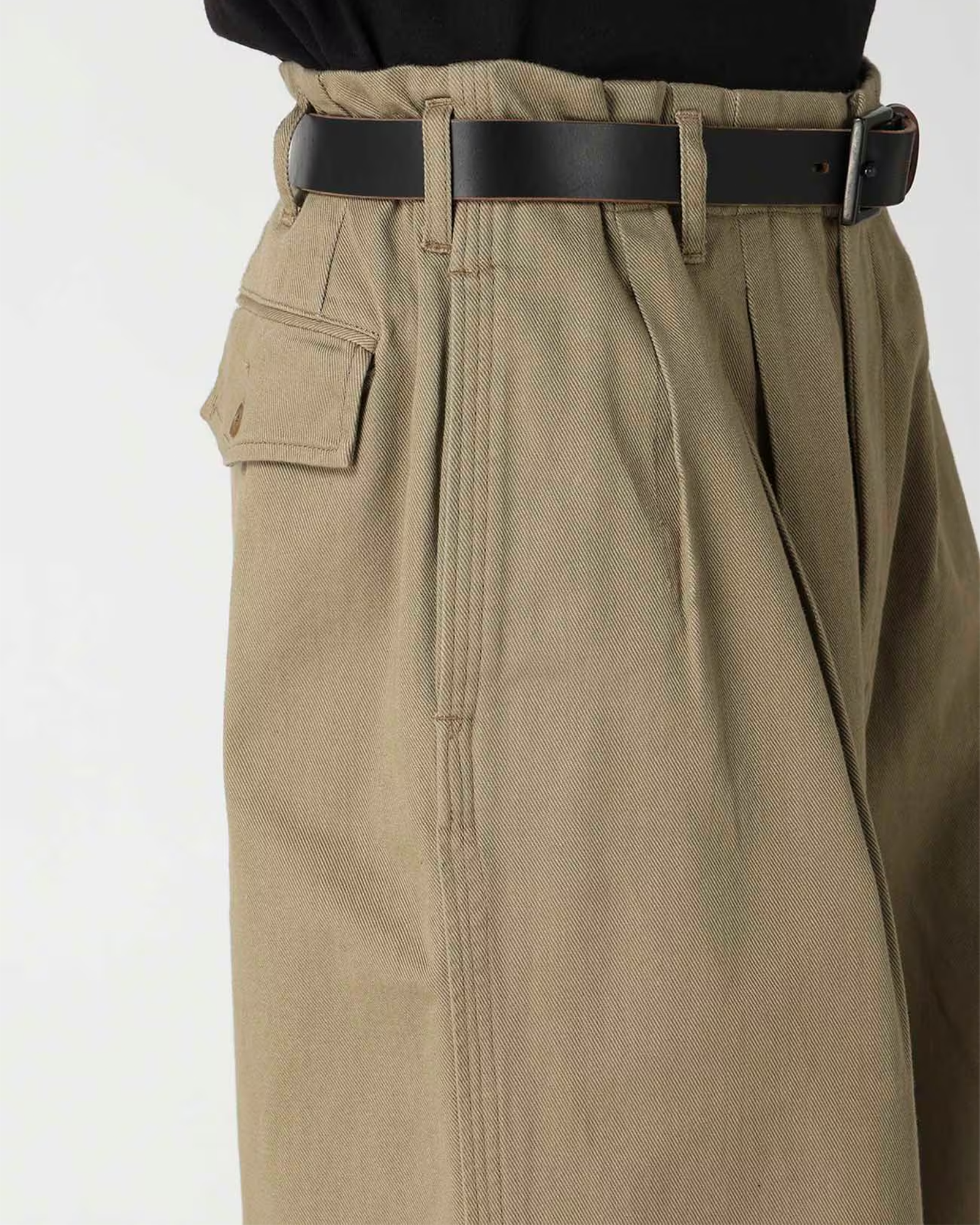 Y's for men・ワイズ フォー メン - その他パンツ SPOTTED KATSURAGI 6 TUCKS PANTS / BEIGE