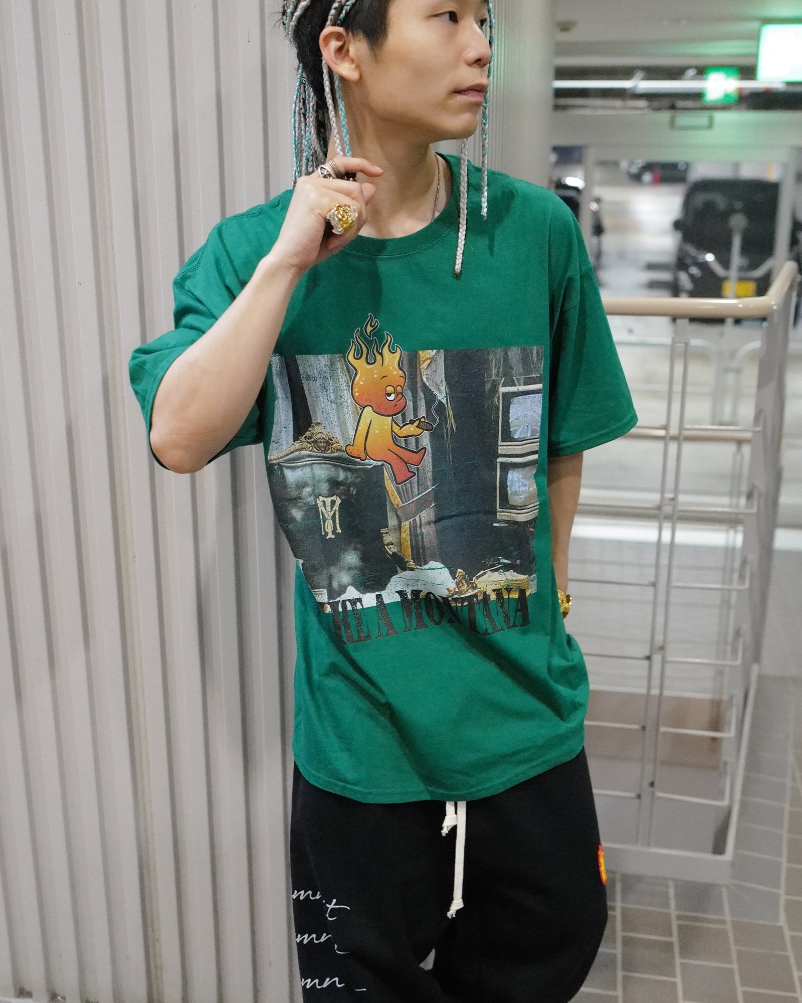 CVTVLIST・カタリスト - Tシャツ・カットソー MONTANA TEE / GREEN