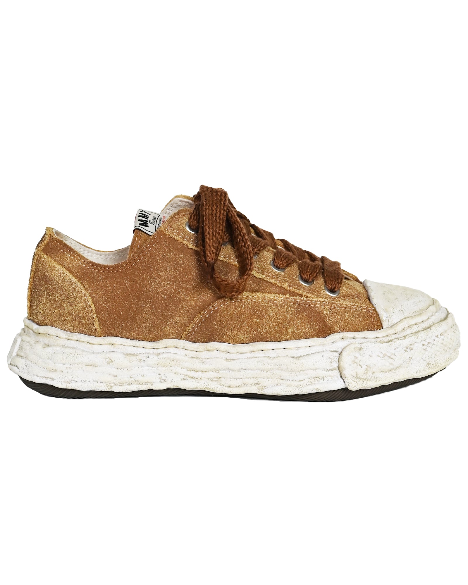 PETERSON 23 ORIGINAL SOLE VINTAGE SUEDE LOW-TOP SNEAKER / BROWN