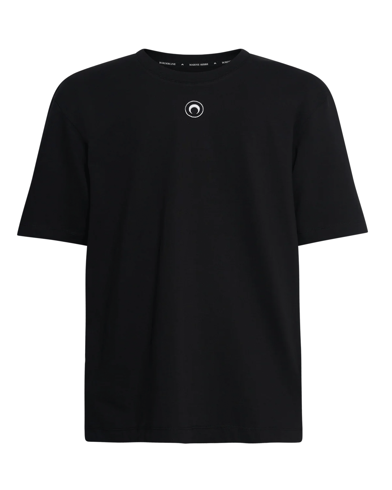 MOON LOGO JERSEY SS CREWNECK T-SHIRT / BLACK