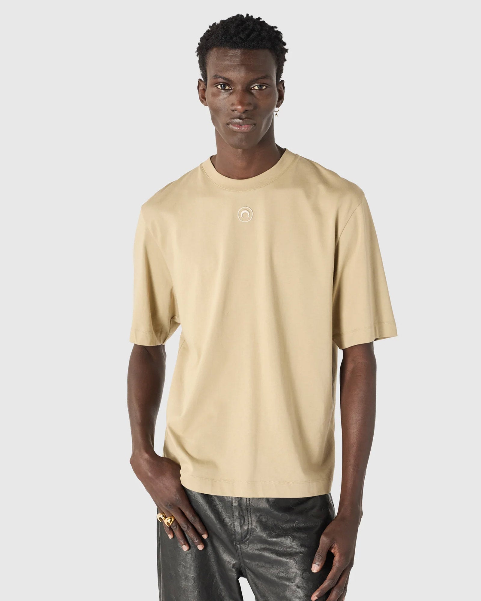 Marine Serre(マリーン・セル) SS26 ムーンロゴTシャツ MOON LOGO