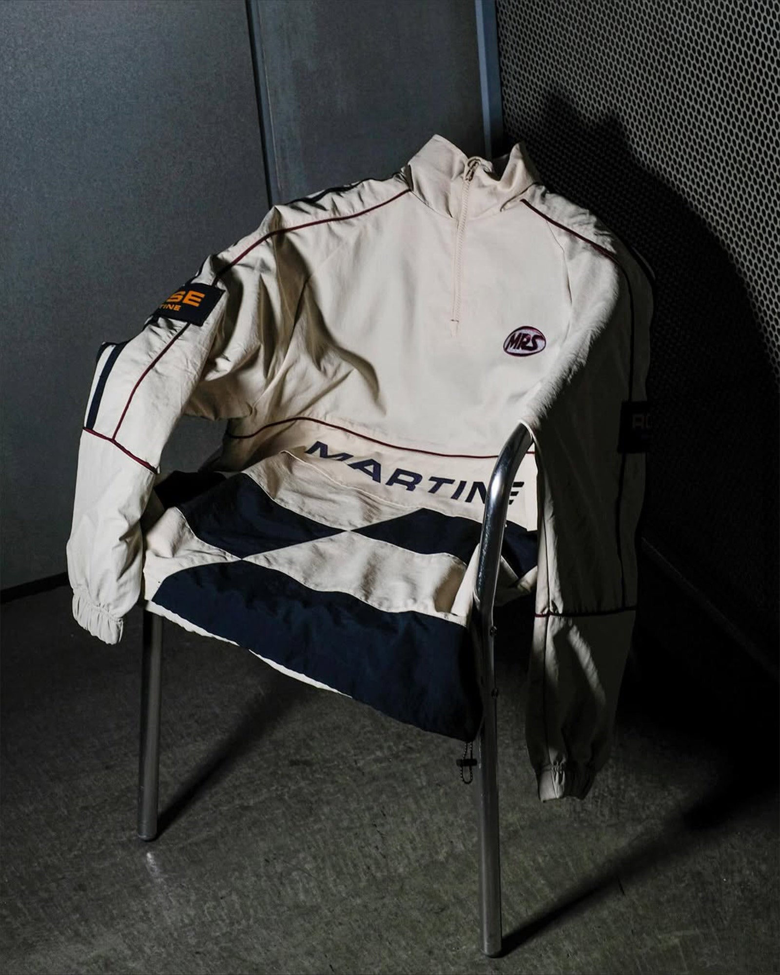 Martine Rose・マーティンローズ - L/S Tシャツ HOCKEY PULLOVER / WHITE