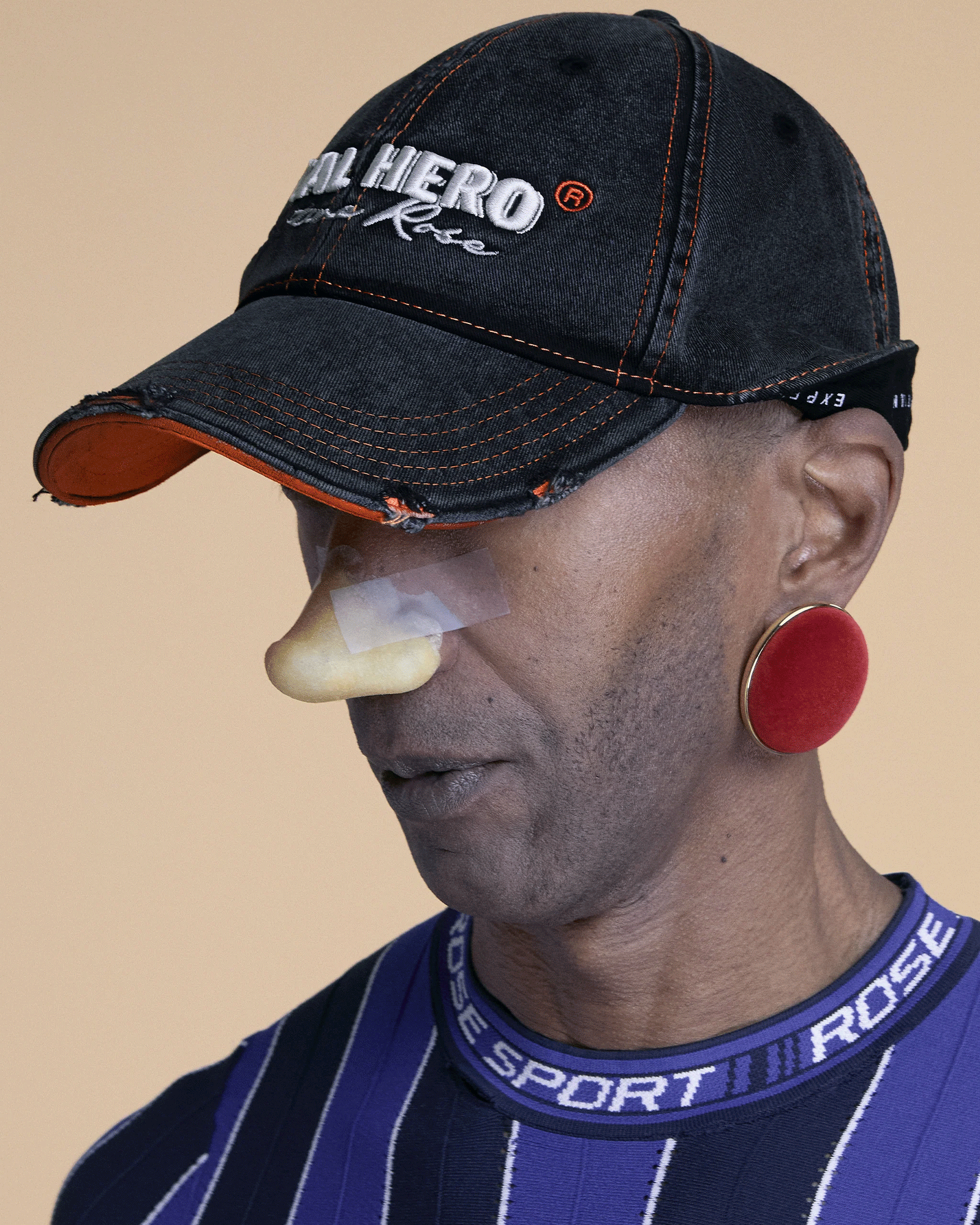Martine Rose × ROLL BACK CAP / BLACK