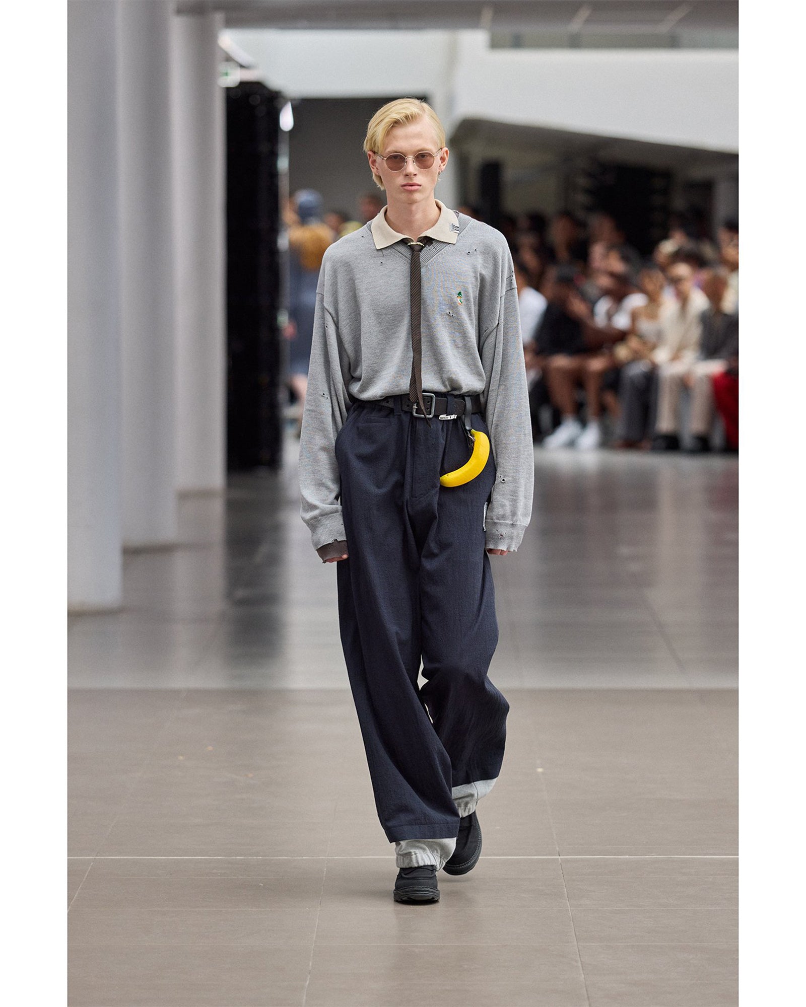 MIHARAYASUHIRO サルエルウールパンツ sizeS日本製 MAISON MIHARA YASUHIRO メゾン ミハラヤスヒロ 22SS Over Saruel