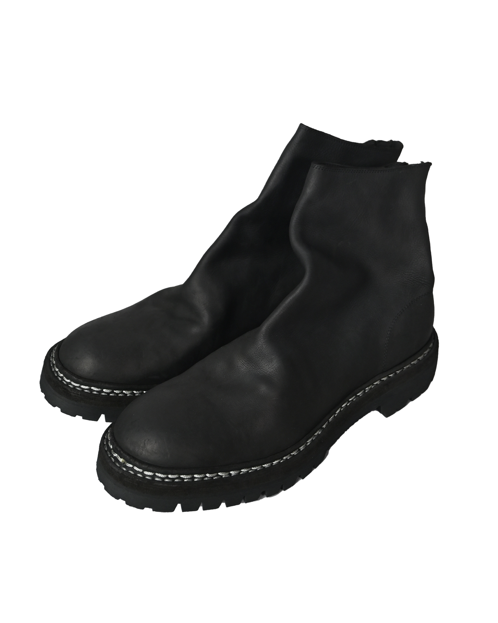 GUIDI・グイディ - ブーツ N CALF FULL GRAIN
BACK ZIP BOOT / BLACK