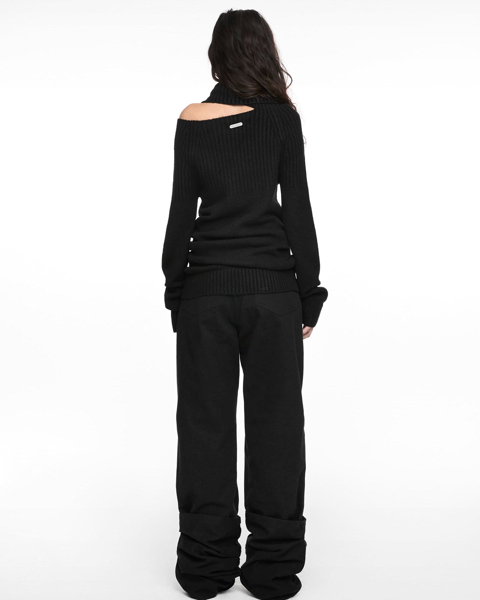 NACHE・ナチェ - デニムパンツ REVERSE COTTON PANTS / BLACK