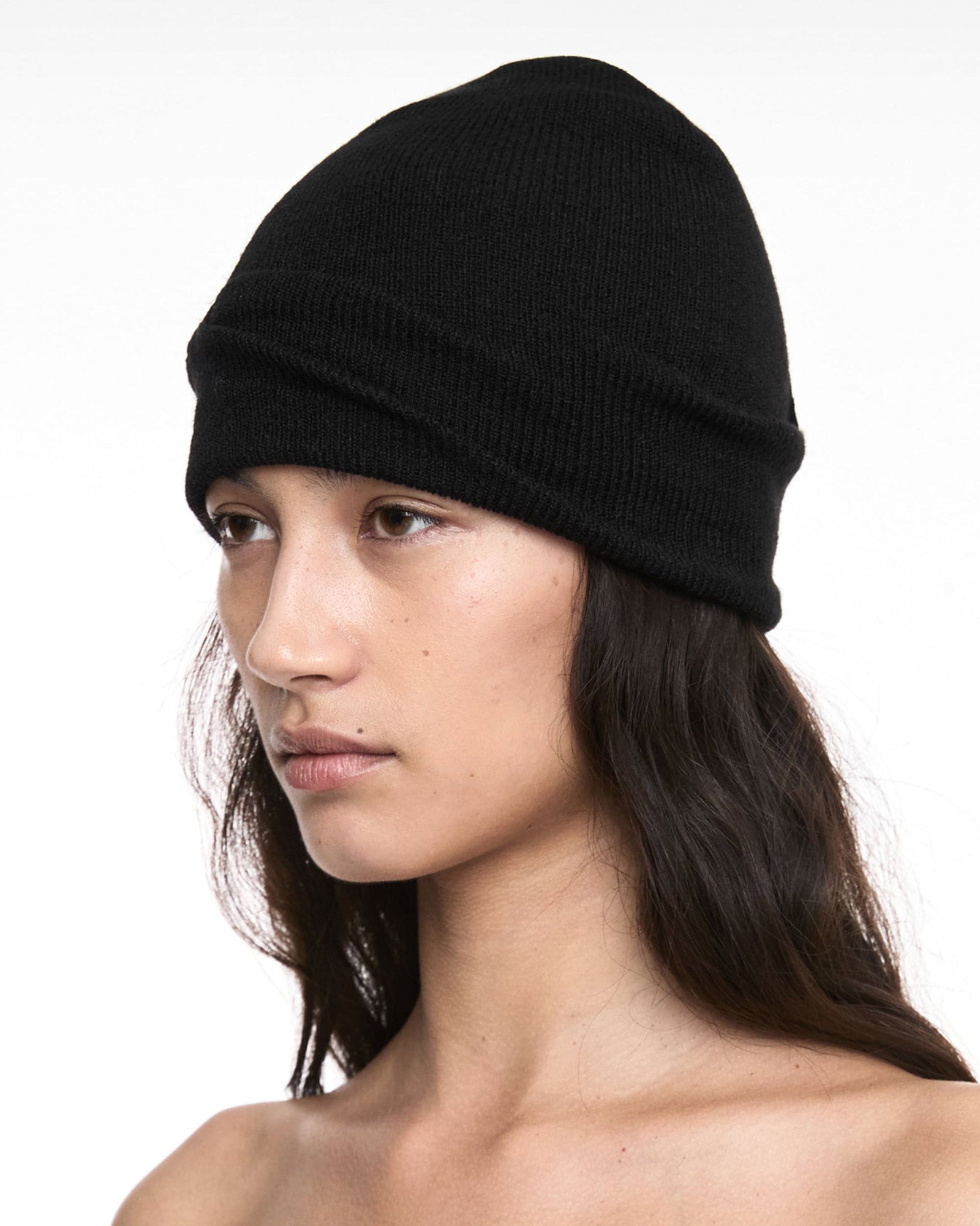 NACHE・ナチェ - ニットキャップ・ビーニー PINCHED BEANIE / BLACK