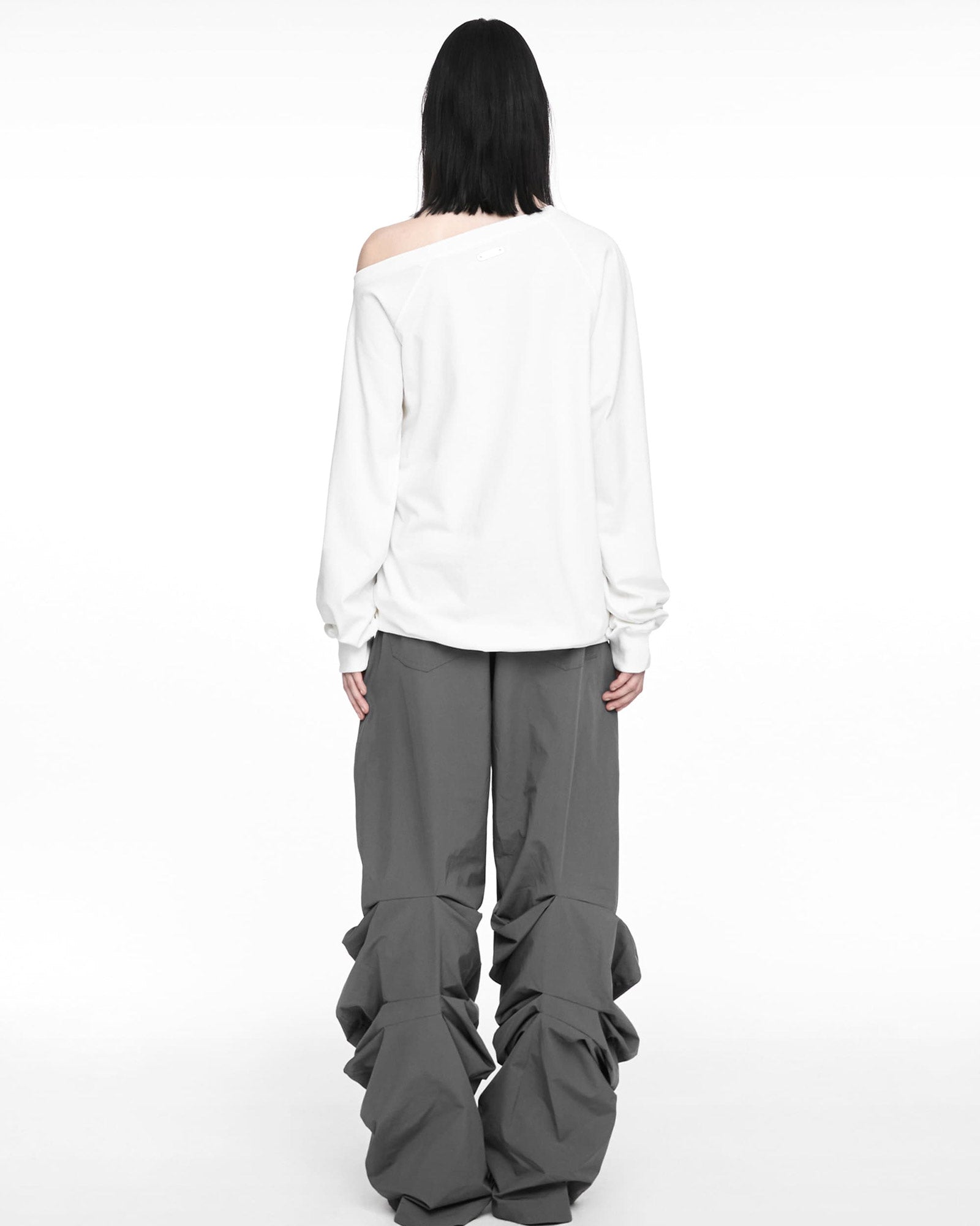 NACHE・ナチェ - その他パンツ PINTUCK NYLON PANTS / CHARCOAL