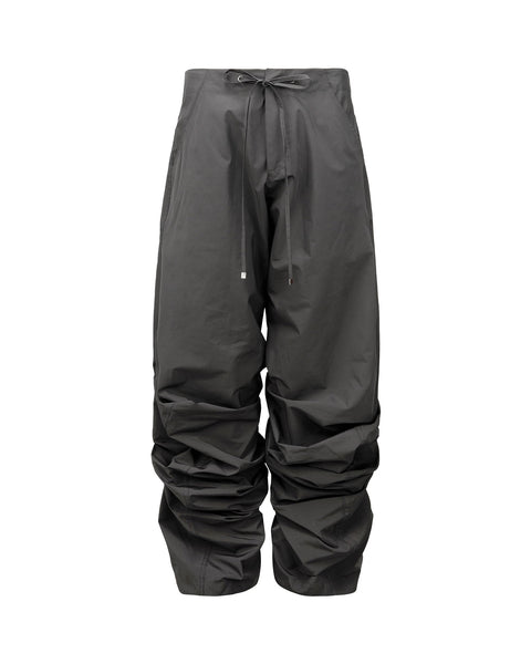 NACHE (ナチェ) PINTUCK NYLON PANTS /CHARCOAL | Detail Application