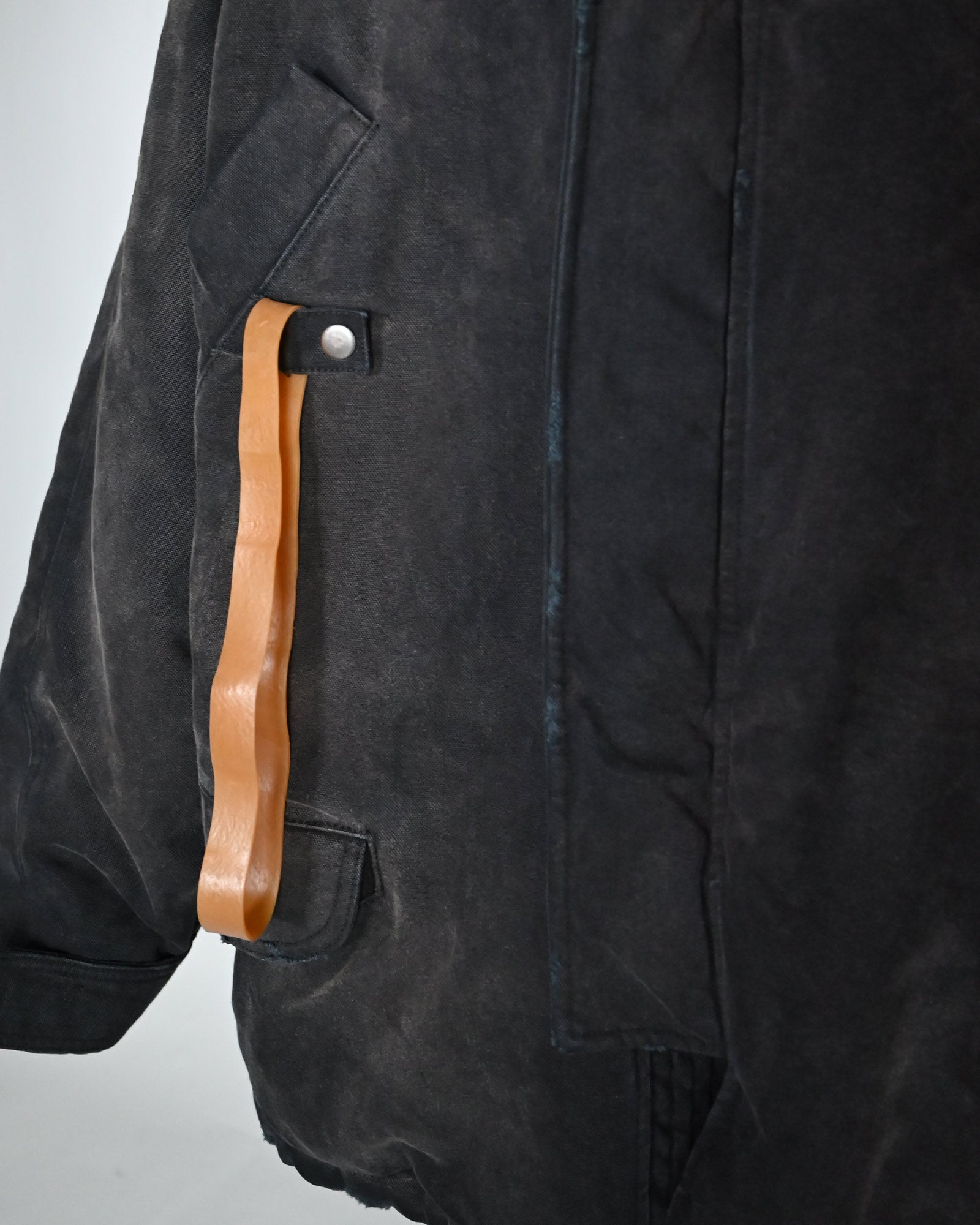 ALEXANDER DIGENOVA・アレキサンダー・ディジェノバ - ジャケット N3B RUBBER BAND JACKET / BLACK