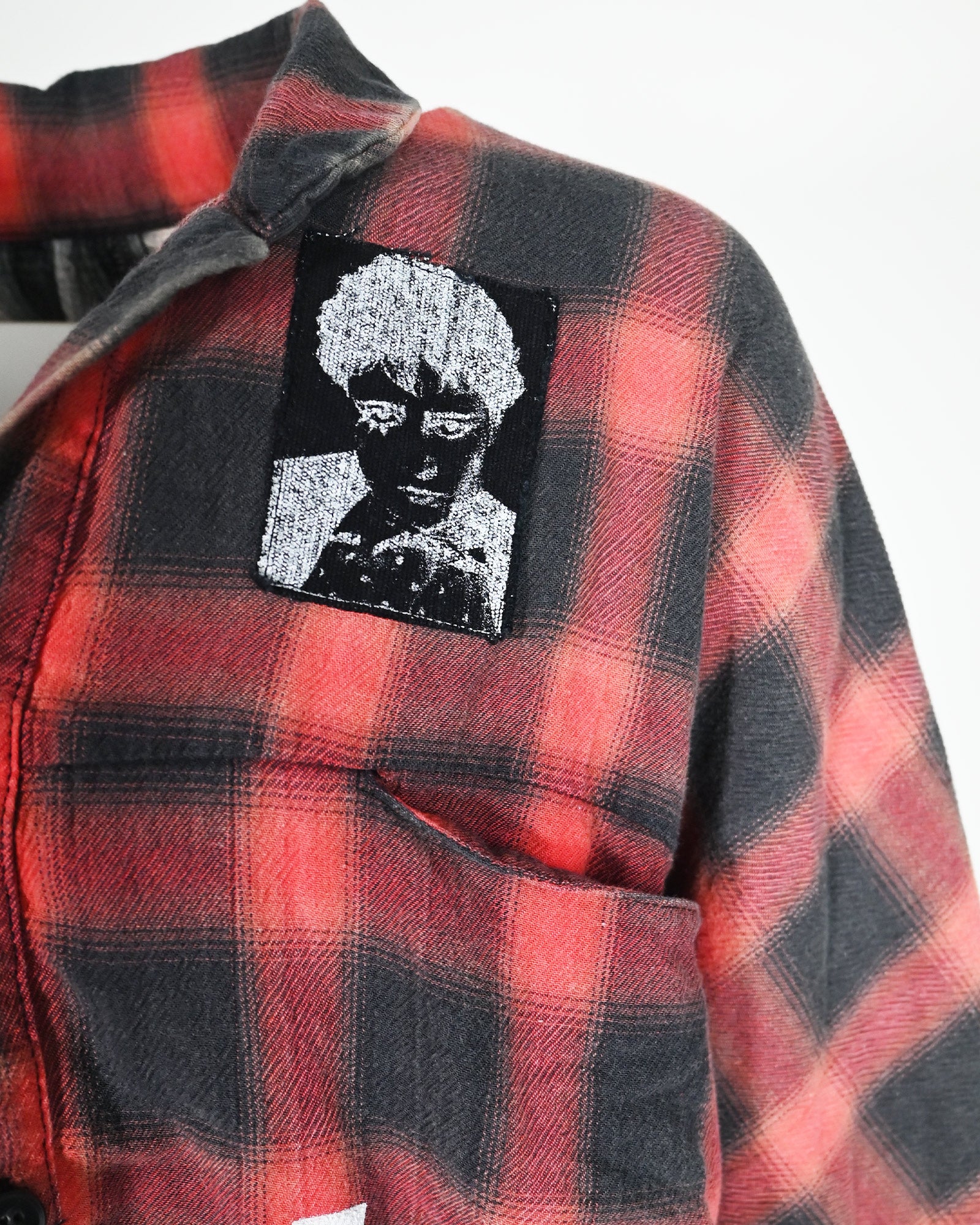 RRR123・リヴィントン ロイ レビス - シャツ NAZARENE SHIRT / RED/WHITE