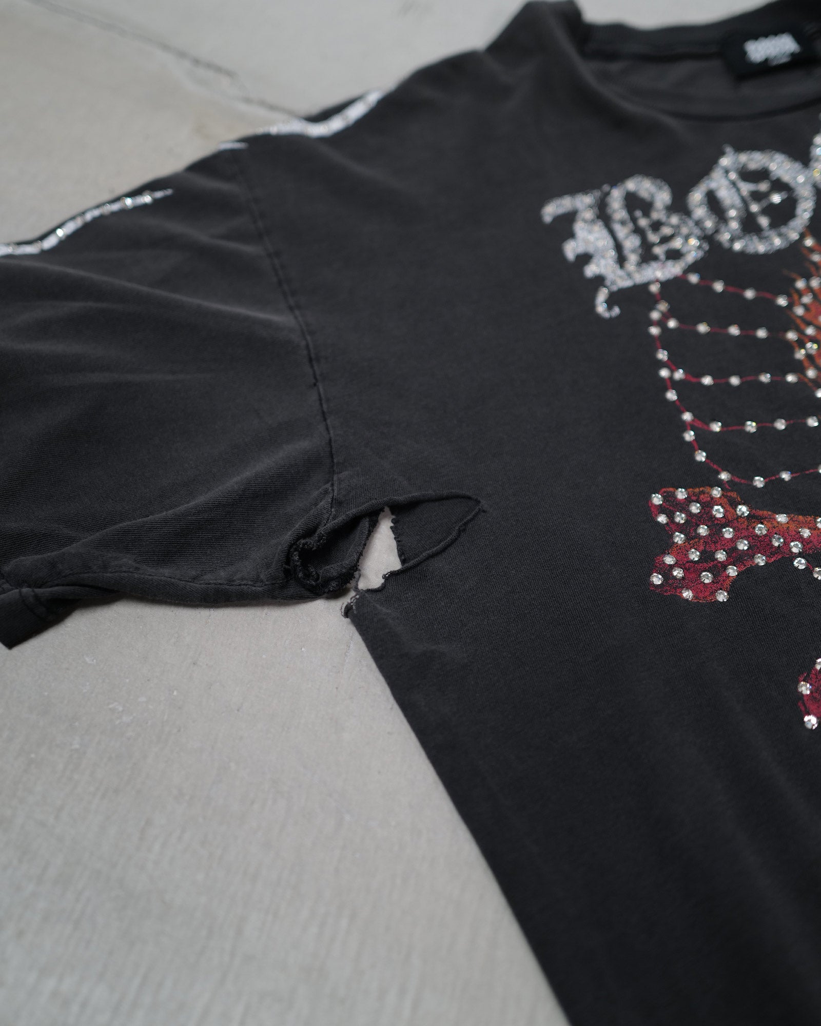 BOSSI・ボッシ スポーツウェア - Tシャツ・カットソー CLASSIC BOSSI VINTAGE RHINE STONE SHIRT 2
