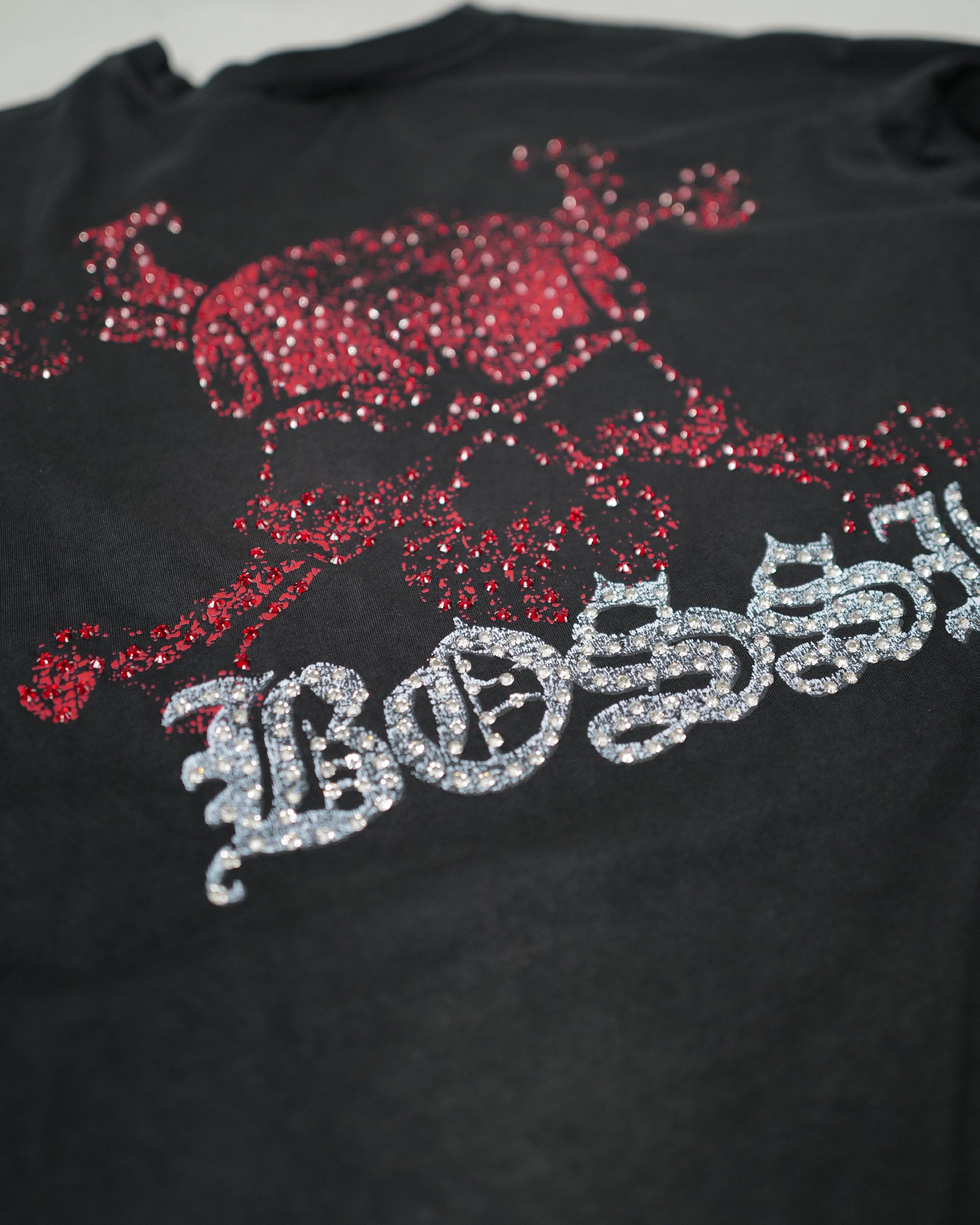 BOSSI・ボッシ スポーツウェア - L/S Tシャツ NEW BOSSI × DETAIL RHINE STONE LONG SLEEVE 1
