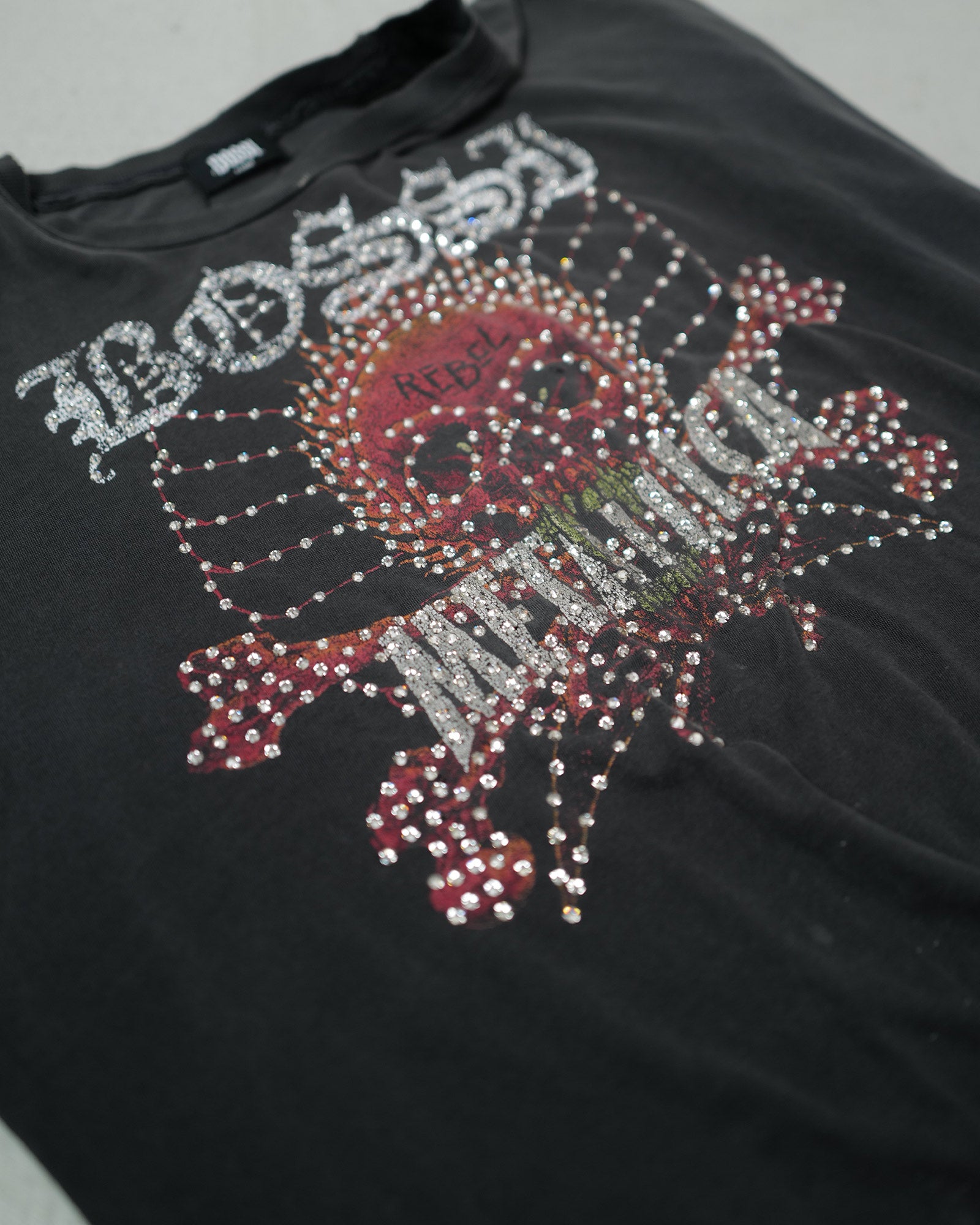 BOSSI・ボッシ スポーツウェア - Tシャツ・カットソー CLASSIC BOSSI VINTAGE RHINE STONE SHIRT 2