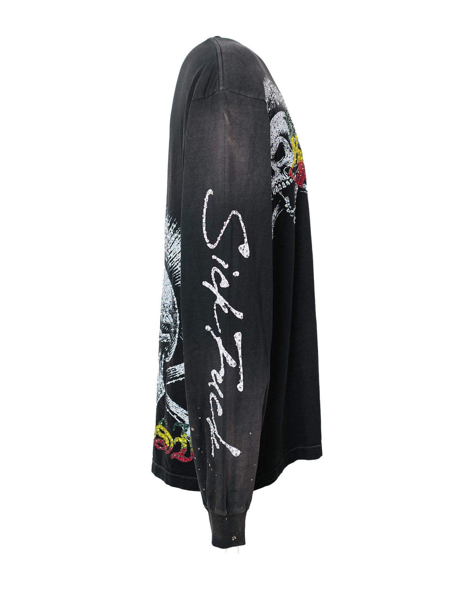 BOSSI・ボッシ スポーツウェア - L/S Tシャツ NEW BOSSI × DETAIL RHINE STONE LONG SLEEVE 2