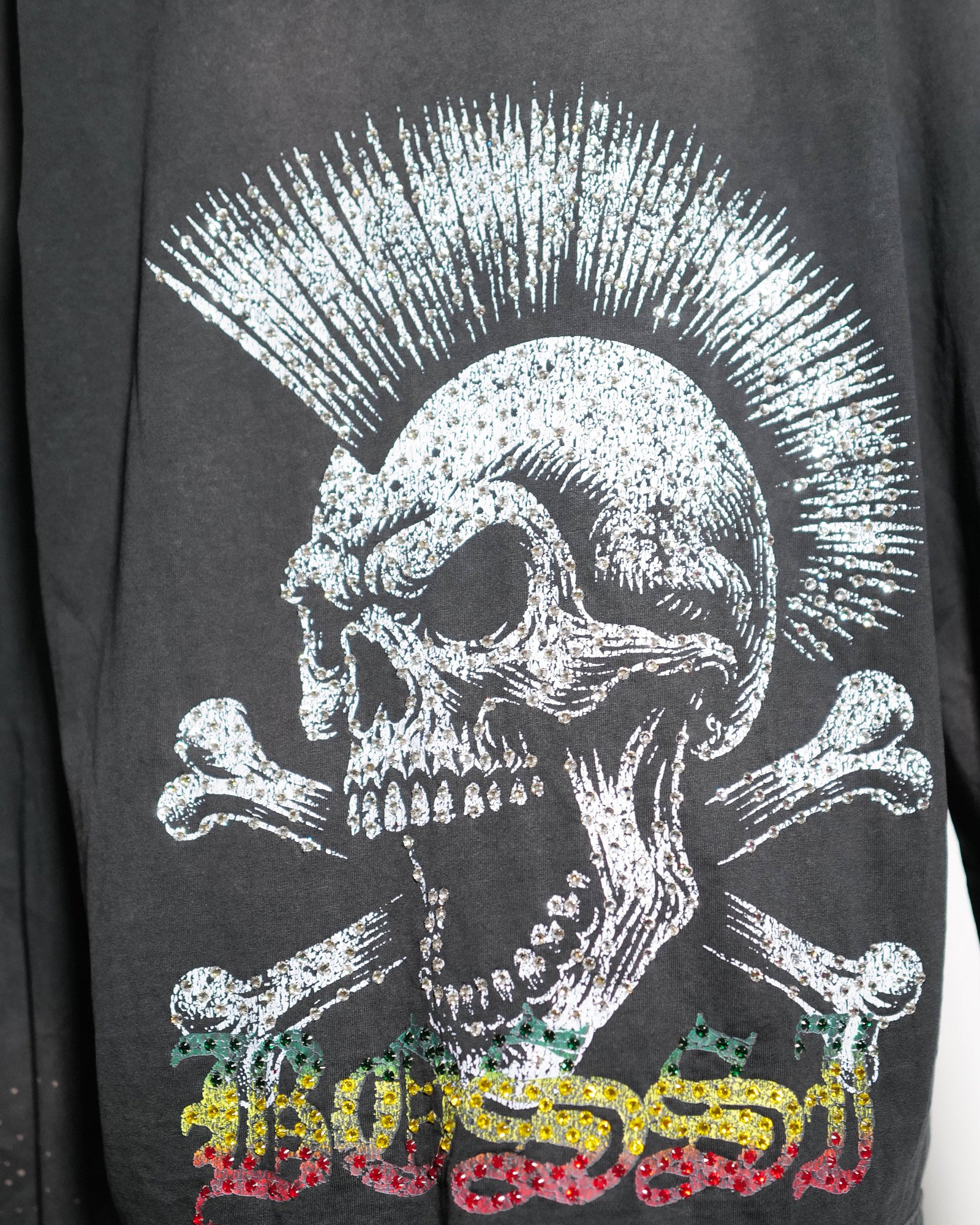 BOSSI・ボッシ スポーツウェア - L/S Tシャツ NEW BOSSI × DETAIL RHINE STONE LONG SLEEVE 2