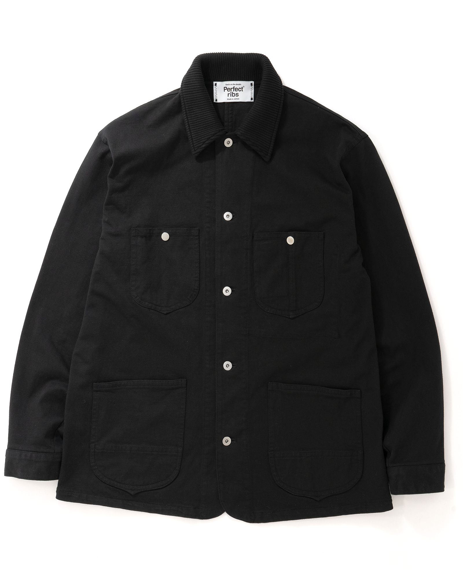 Perfectribs・perfect ribs -  NEW CHORE COAT / BLACK