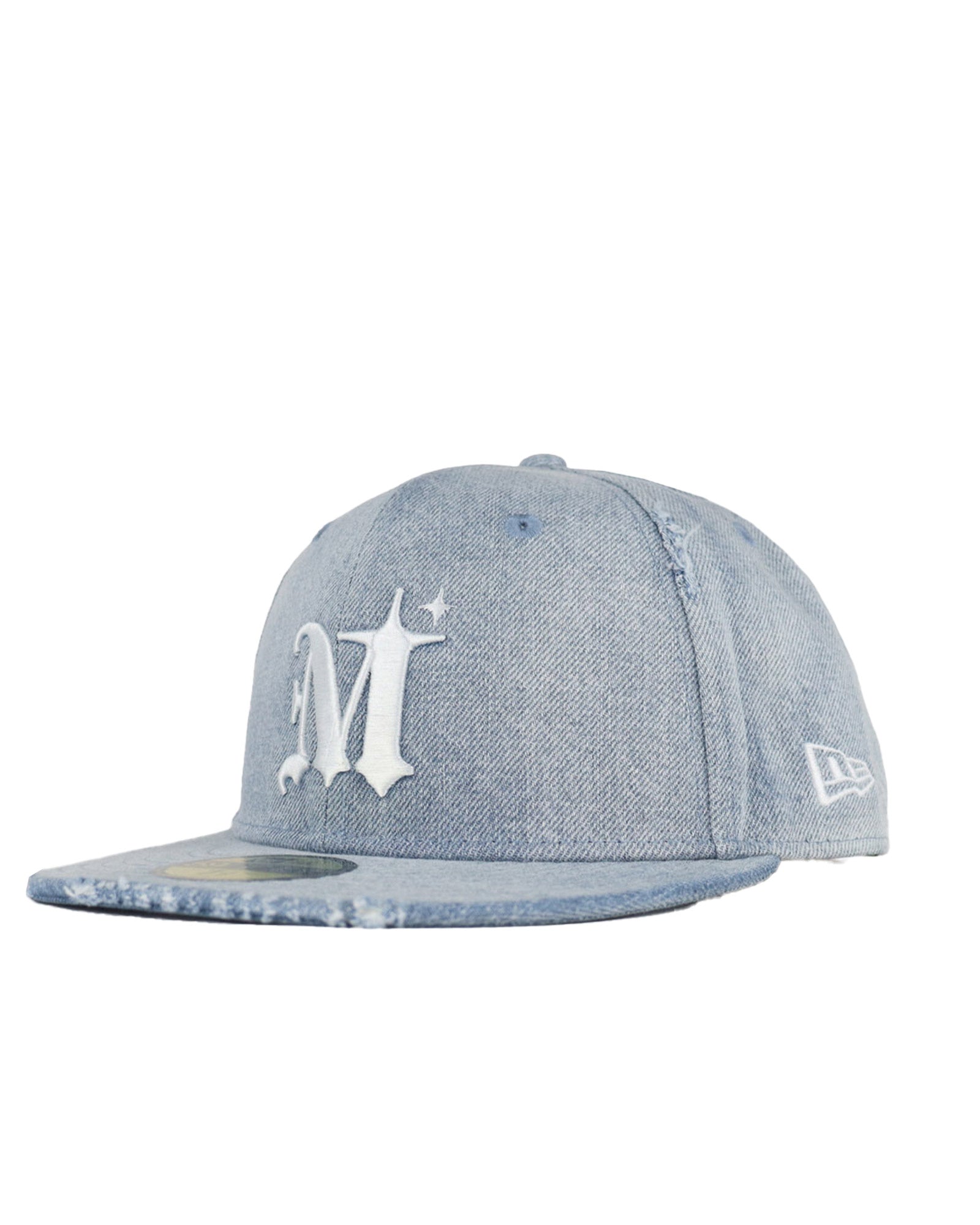 MLVINCE・メルヴィンス - 帽子 NEW ERA 59FIFTY AUTHENTIC LOGO CAP / LIGHT INDIGO / WHITE