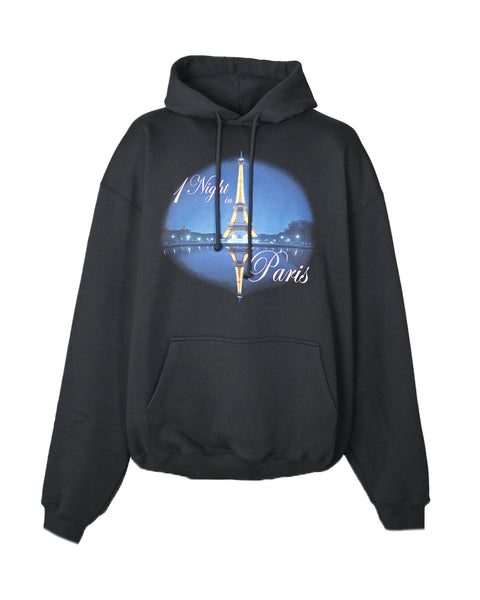 VETEMENTS グラフィック ジップパーカー ブラック.u VETEMENTS