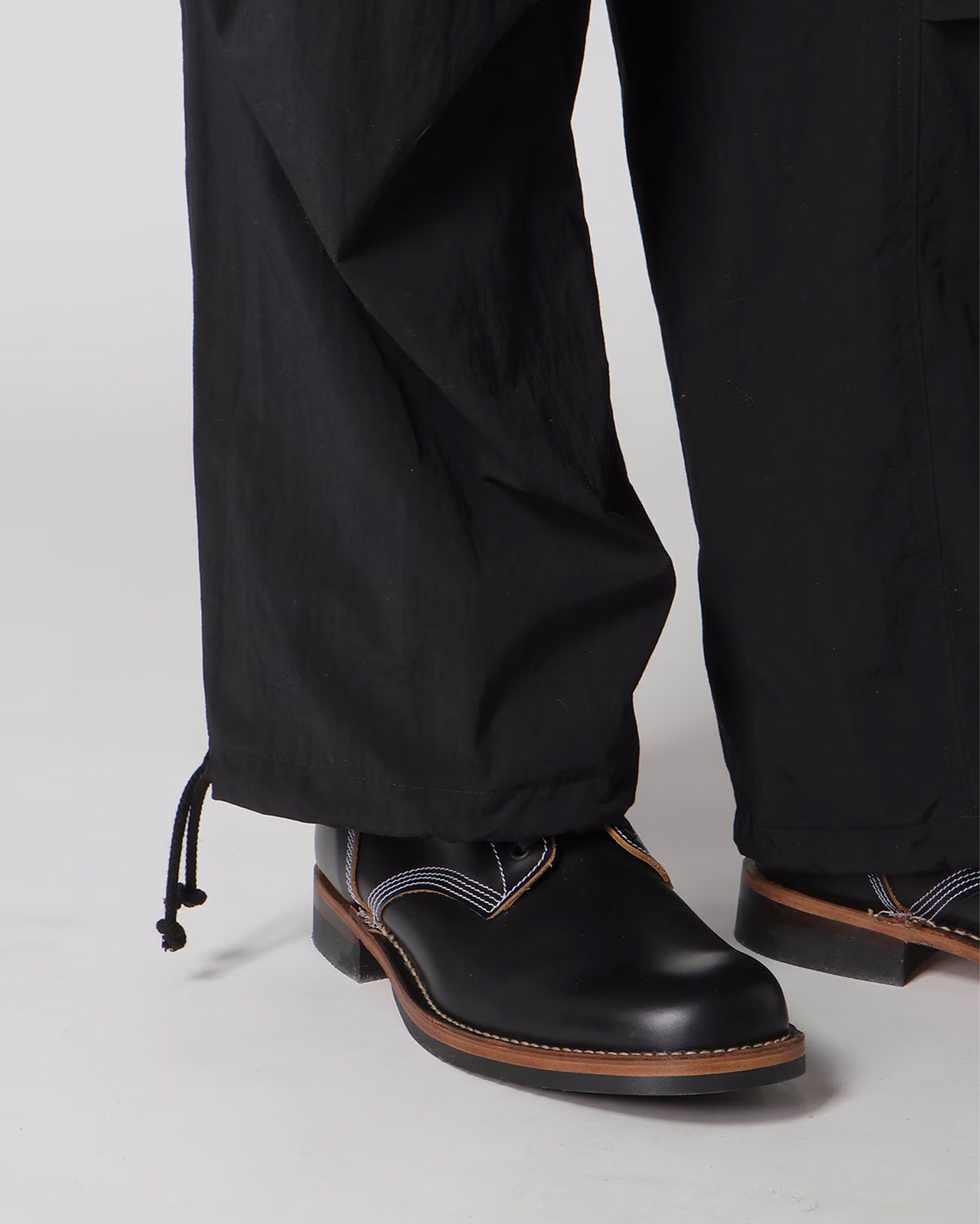 NYLON WEATHER CARGO PANTS / BLACK | detail-online-store