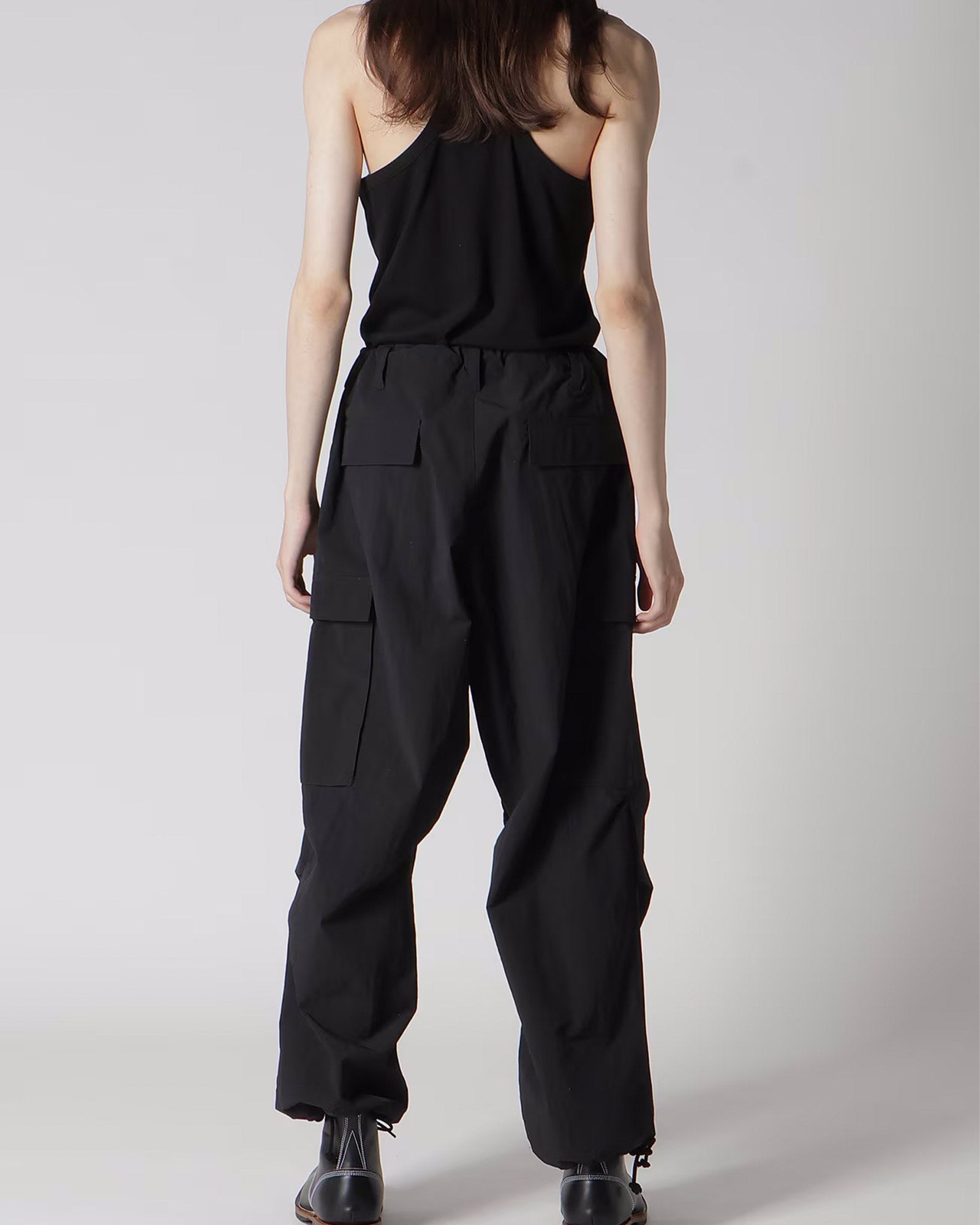 NYLON WEATHER CARGO PANTS / BLACK | detail-online-store