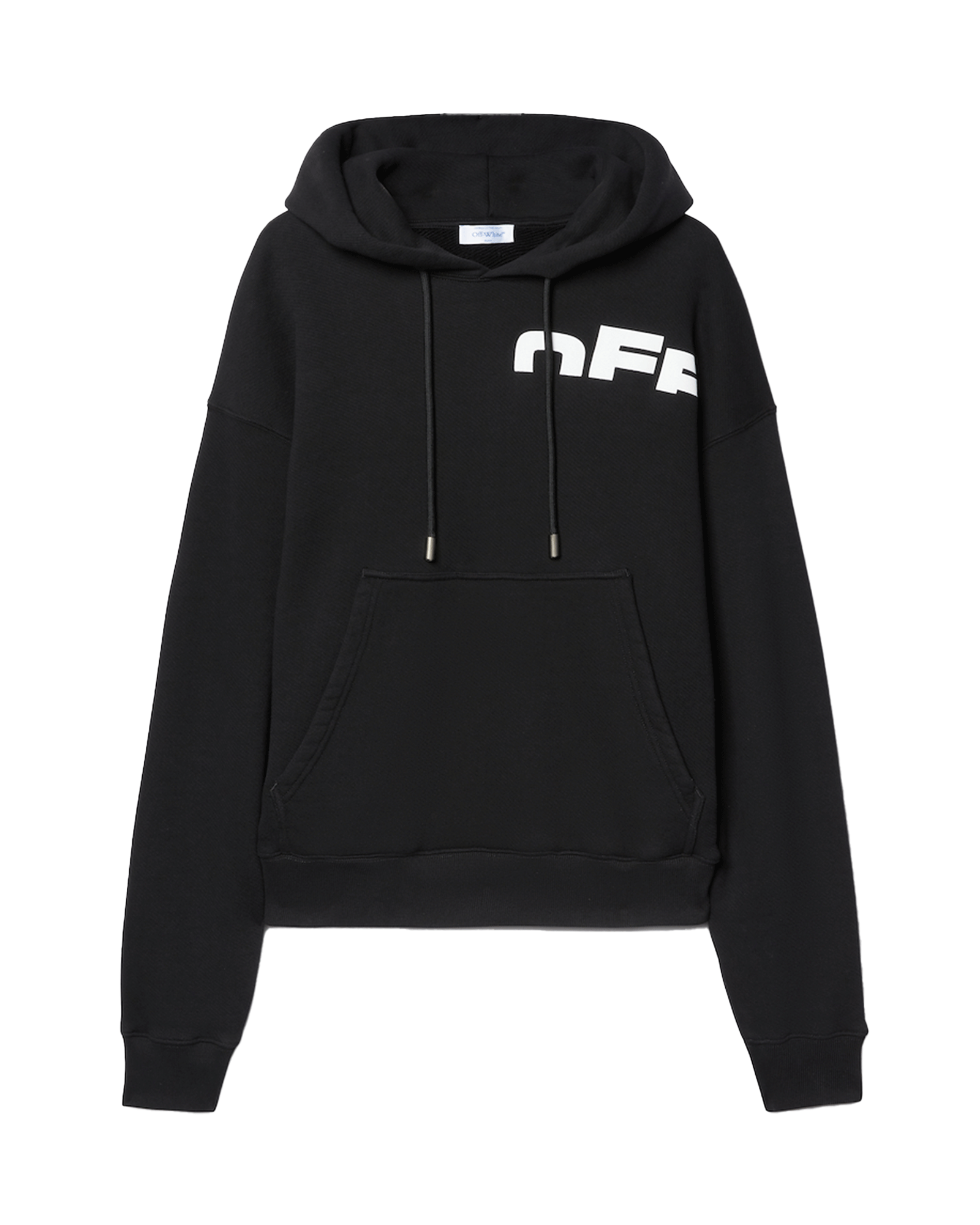 Jil Sander+ジルサンダー プリントロゴ フーディー ブラック JIL SANDER (ジルサンダー) SWEATSHIRT W/HOODIE / BLAC