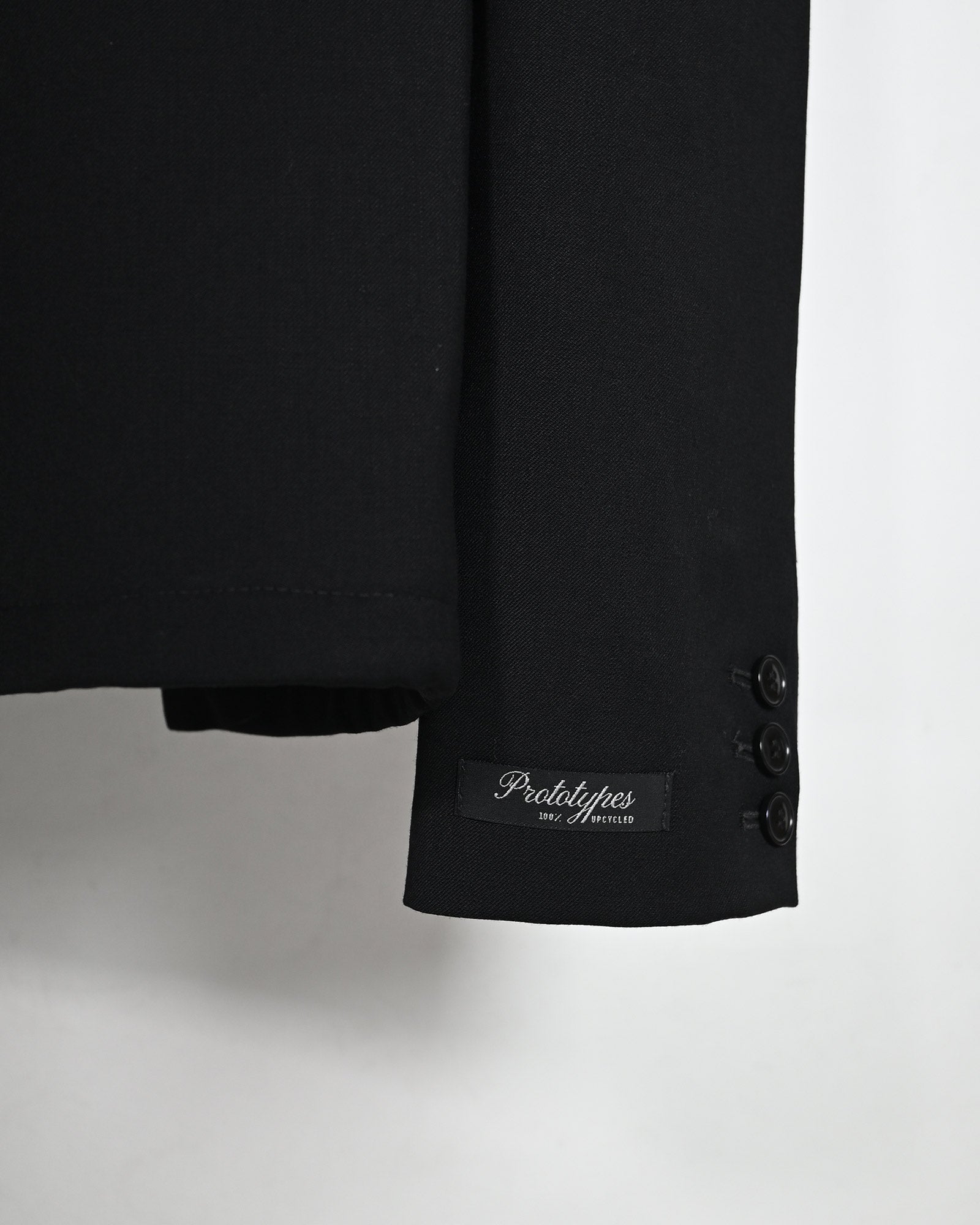 PROTOTYPES・プロトタイプス - ジャケット OPEN BACK TAILORED JACKET / BLACK