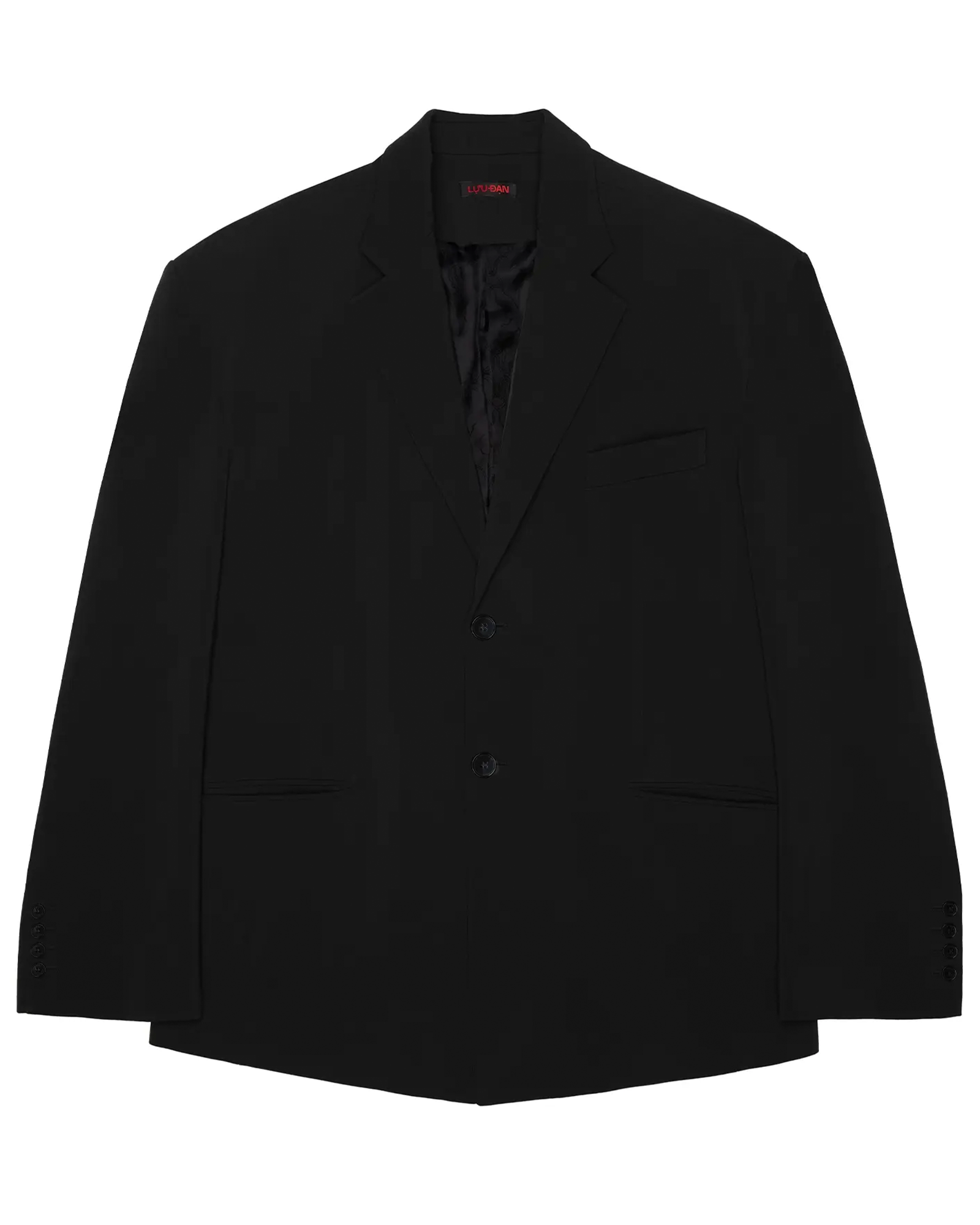 LU'UDAN・ルーダン -  OVERSIZED BOXY BLAZER / BLACK