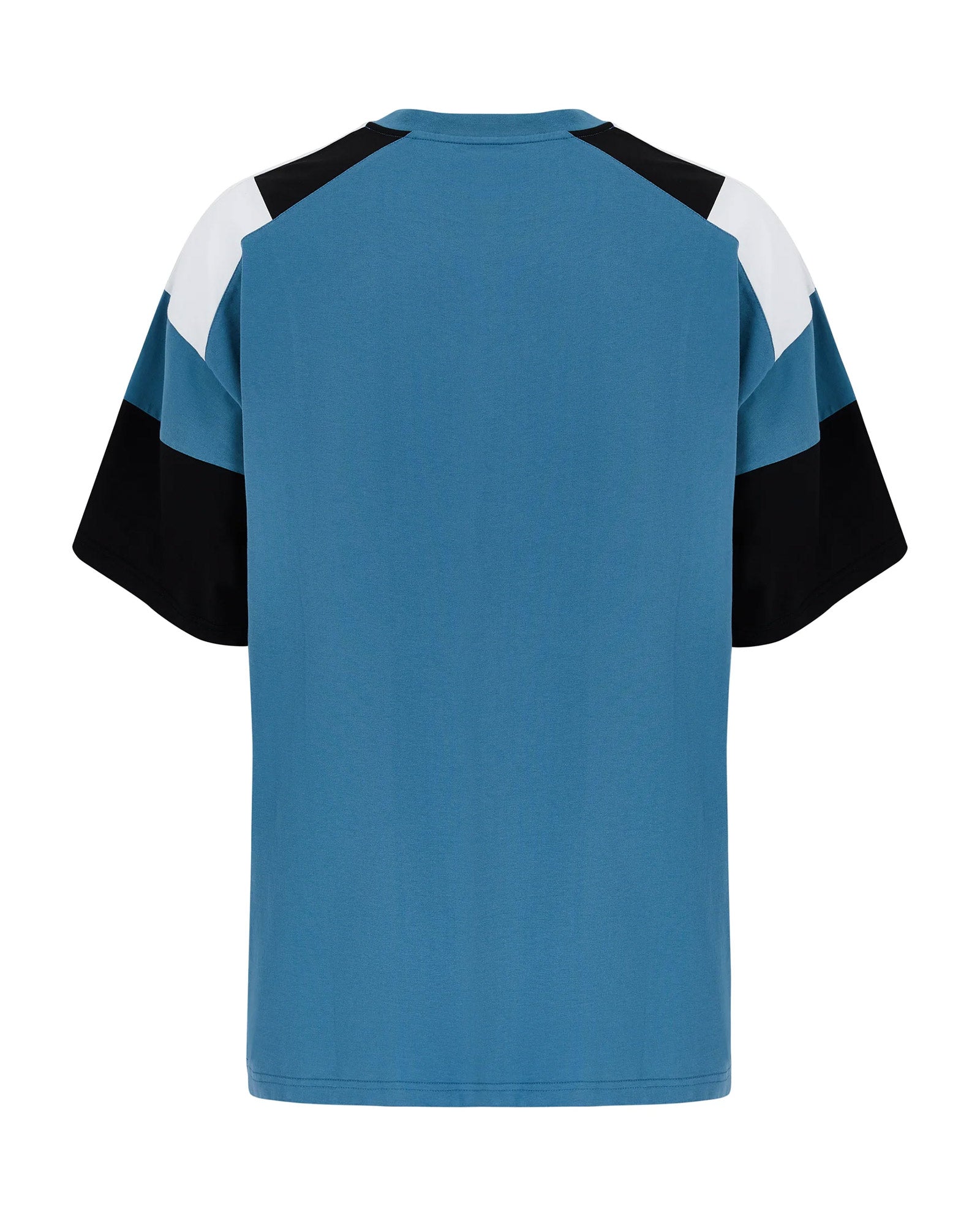 Martine Rose・マーティンローズ - Tシャツ・カットソー OVERSIZED PANELLED T-SHIRT / BLUE