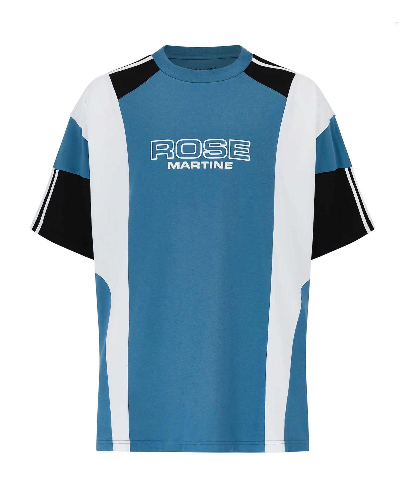OVERSIZED PANELLED T-SHIRT / BLUE