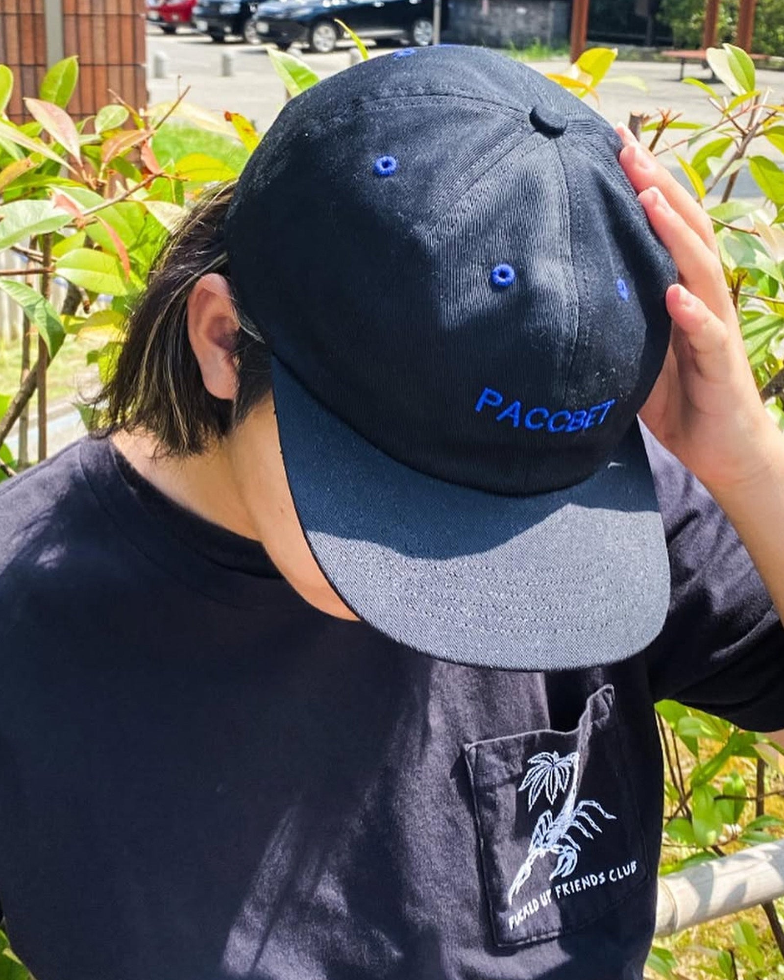 RASSVET・Rusbate -  MEN 6-PANEL PACCBET CAP WOVEN / BLACK