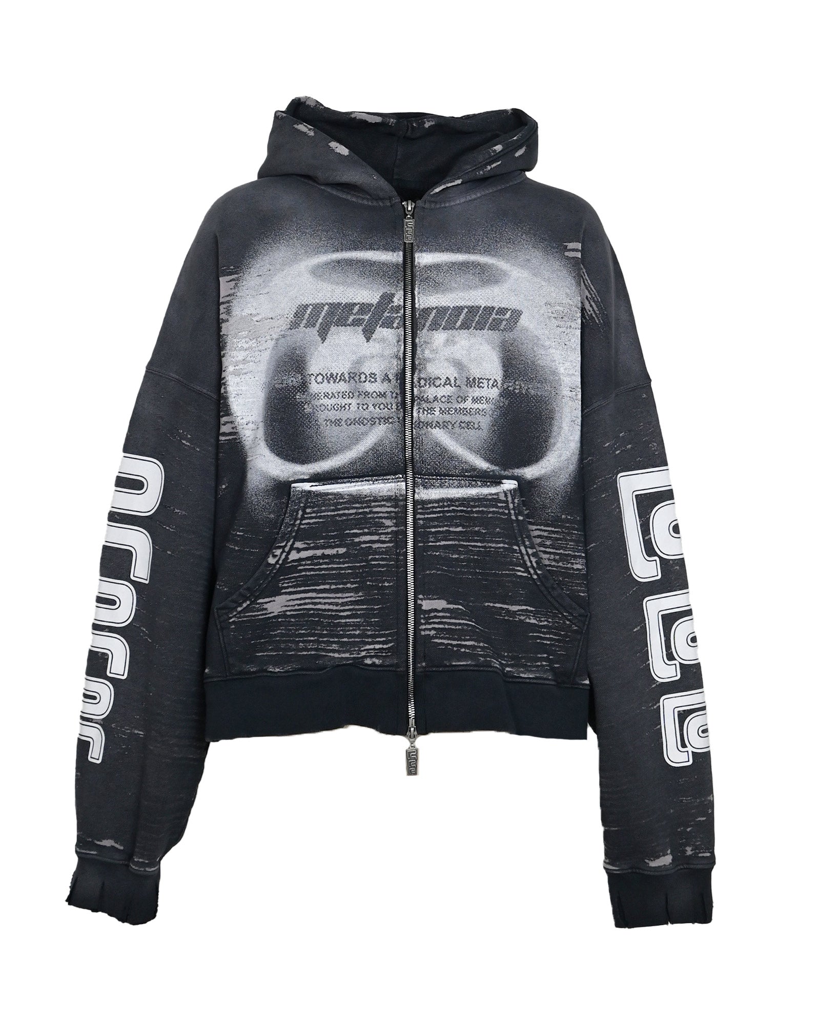 PARACLETE IN FLUX ROSE ZIP HOODIE